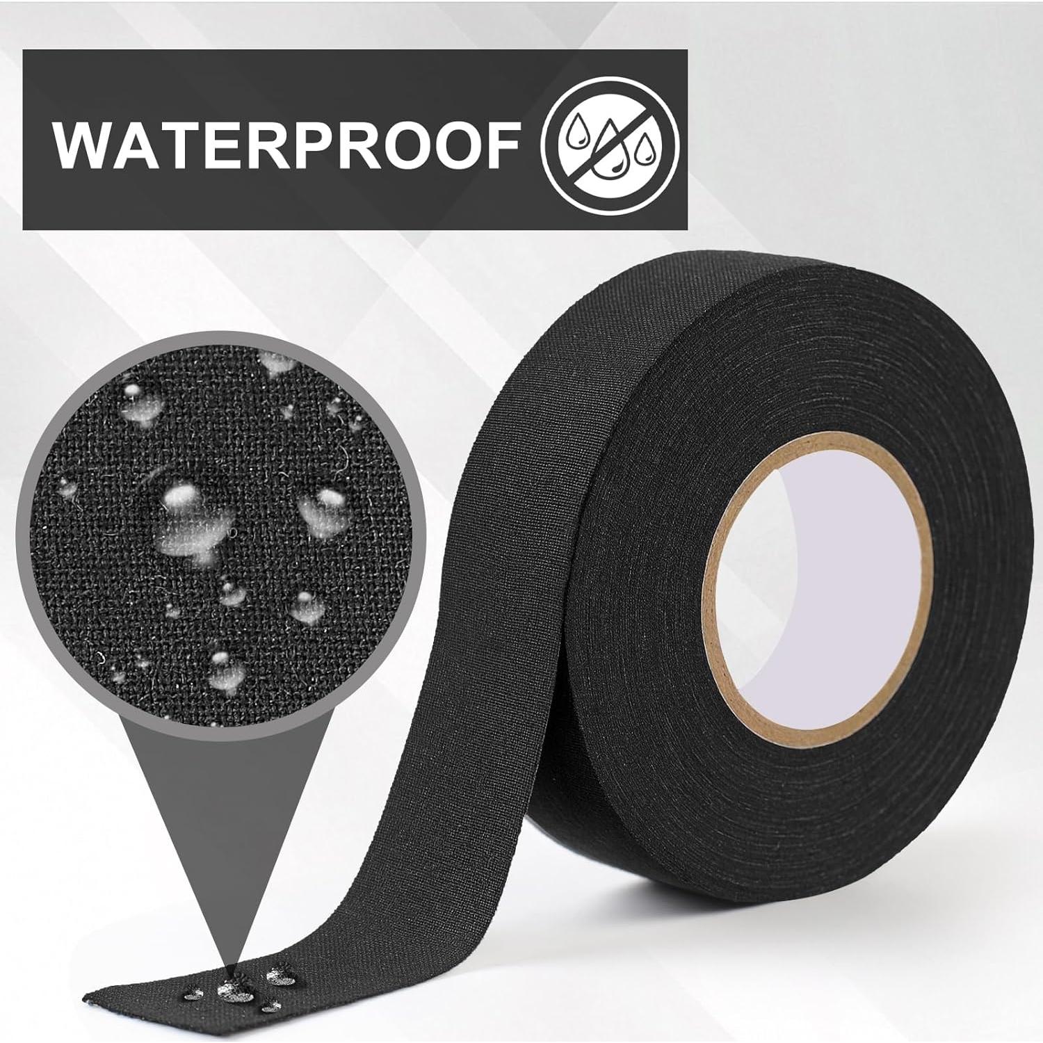 Cinta de Hockey Guirnd, 2 Rollos 2.5 cm x 15 m, Negra