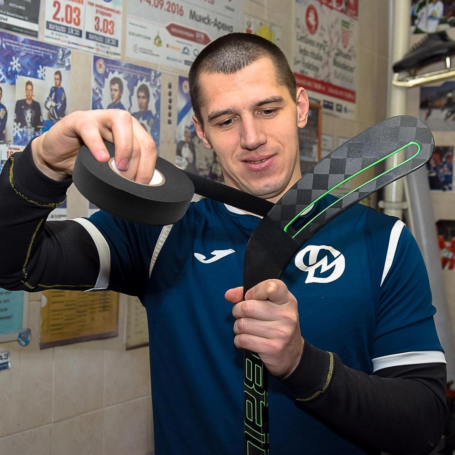 Cinta de Hockey Guirnd, 2 Rollos 2.5 cm x 15 m, Negra