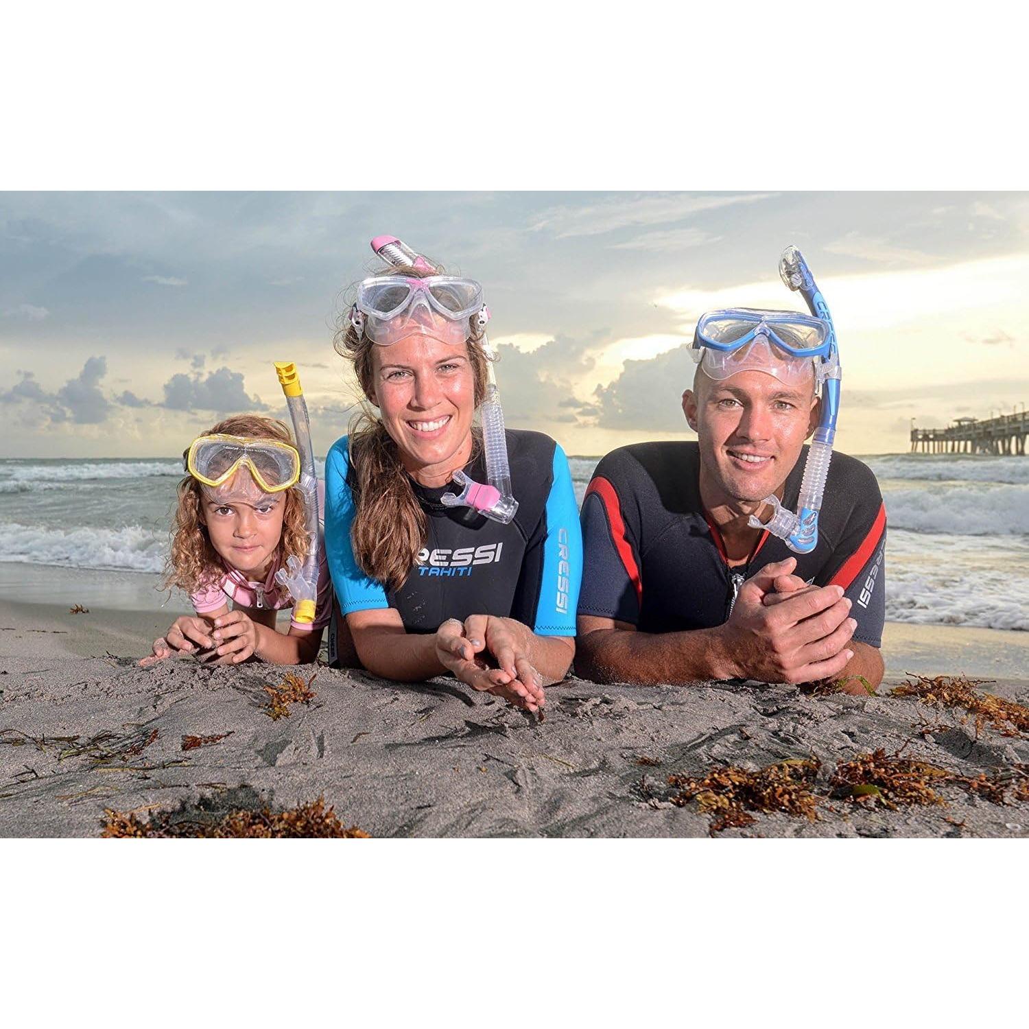 Snorkel Cressi Alpha Ultra Dry Plegable para Adultos