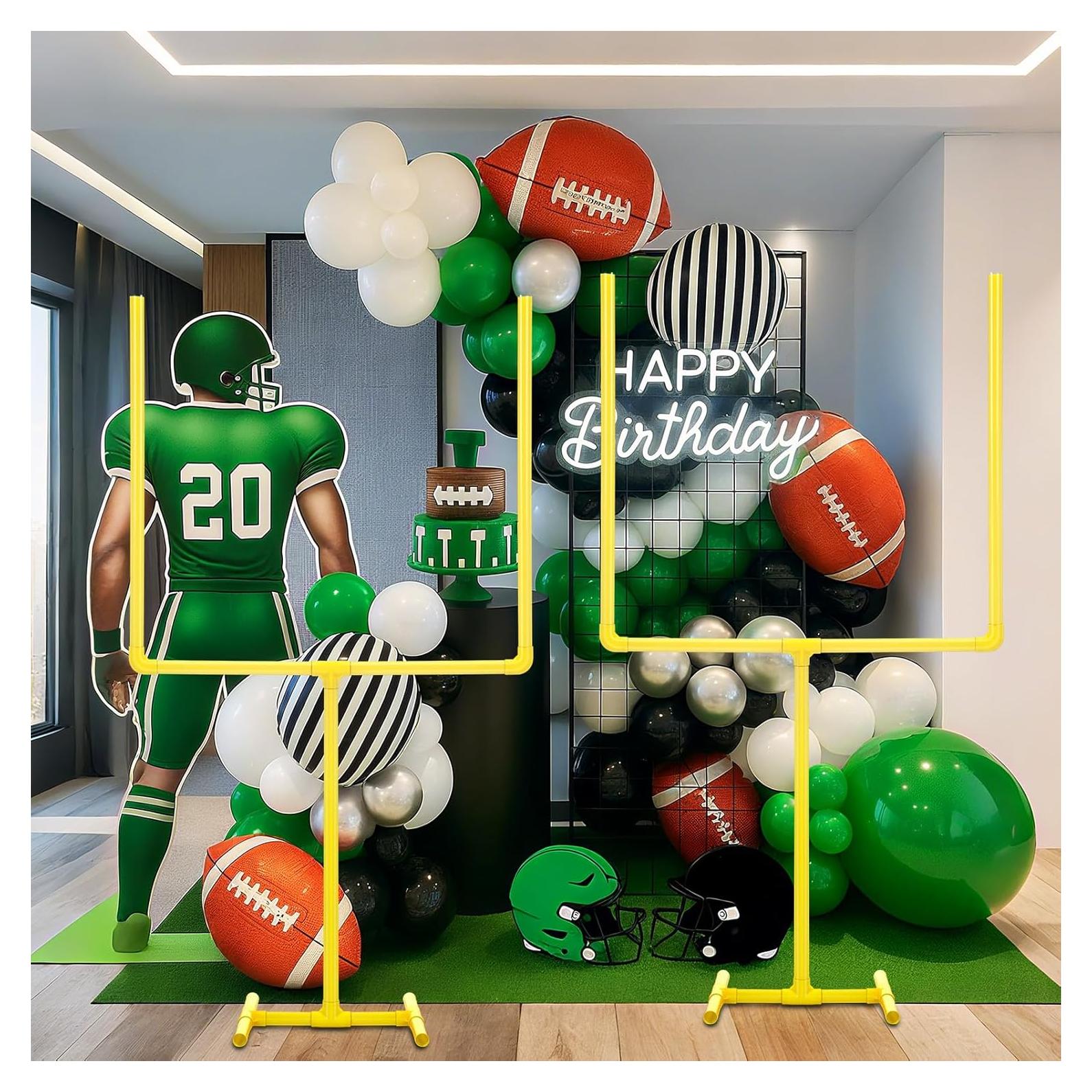 Centro de Mesa de Fútbol VioraWhite 120x60 cm Amarillo - 2 Pcs