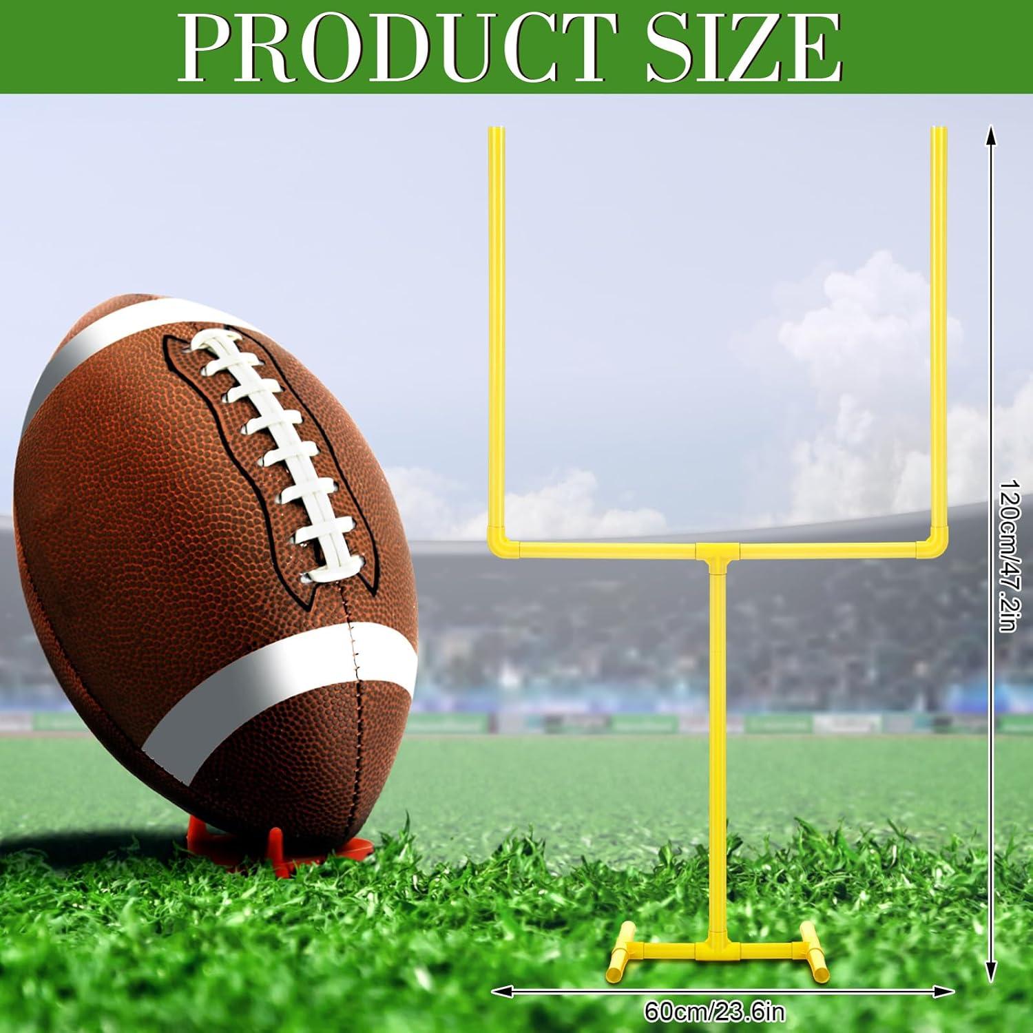 Centro de Mesa de Fútbol VioraWhite 120x60 cm Amarillo - 2 Pcs