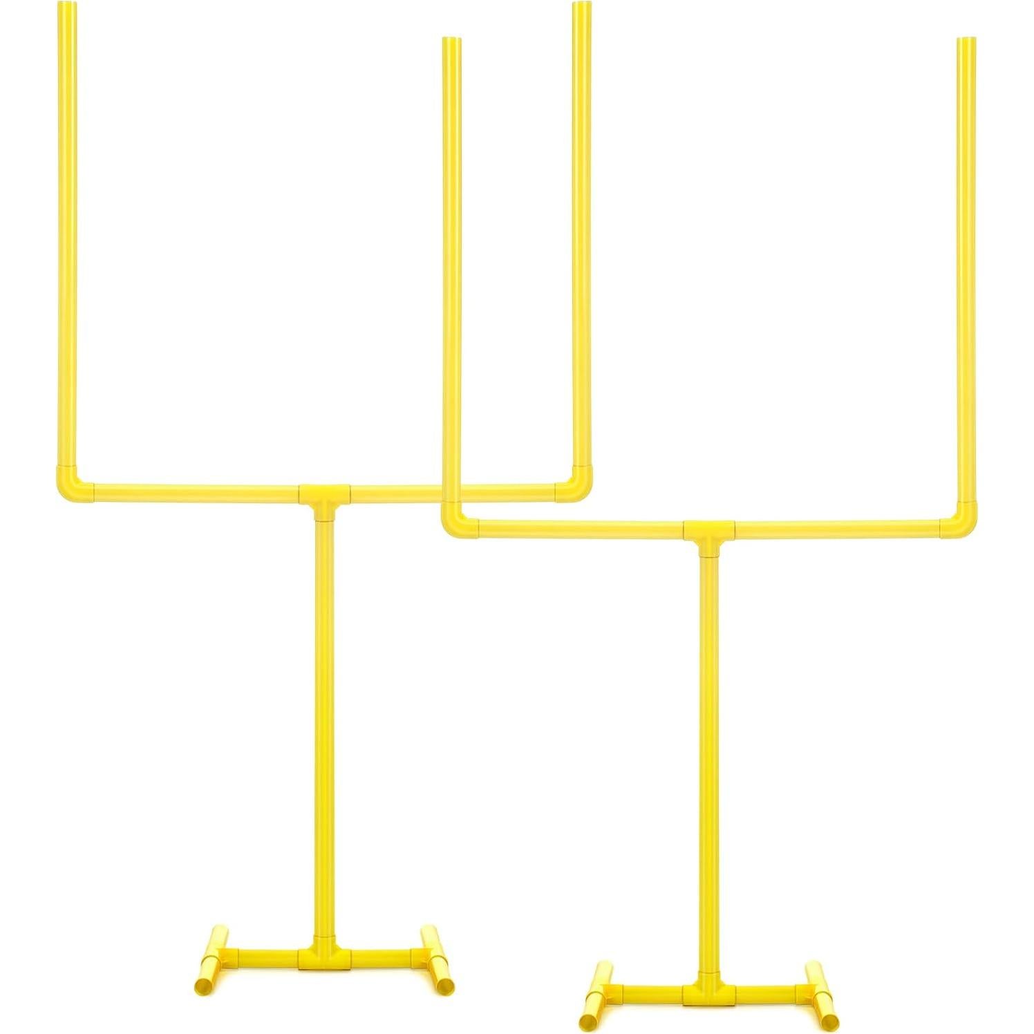 Centro de Mesa de Fútbol VioraWhite 120x60 cm Amarillo - 2 Pcs