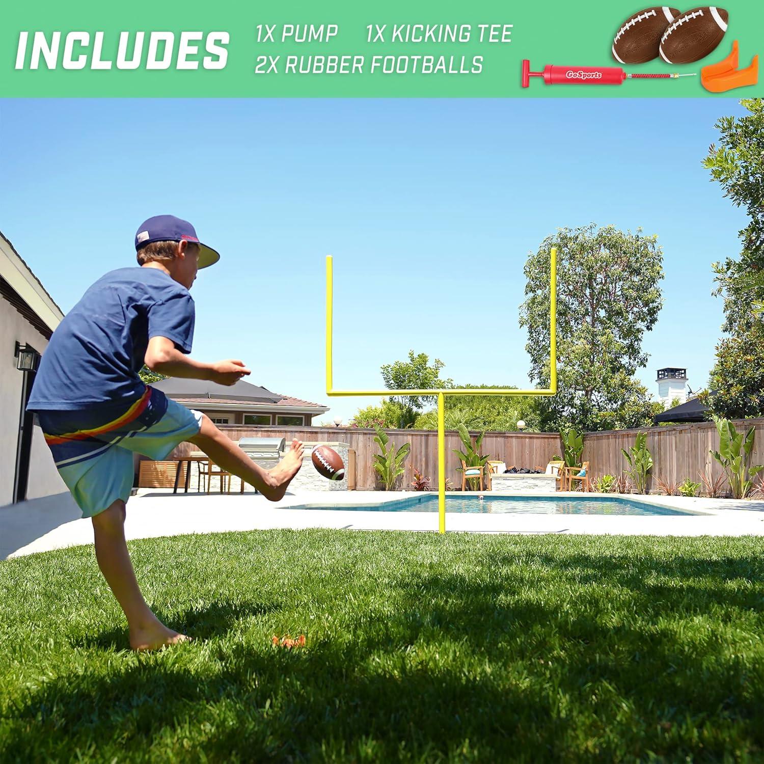 Poste de Gol de Fútbol GoSports 2.29m x 1.83m con Balones