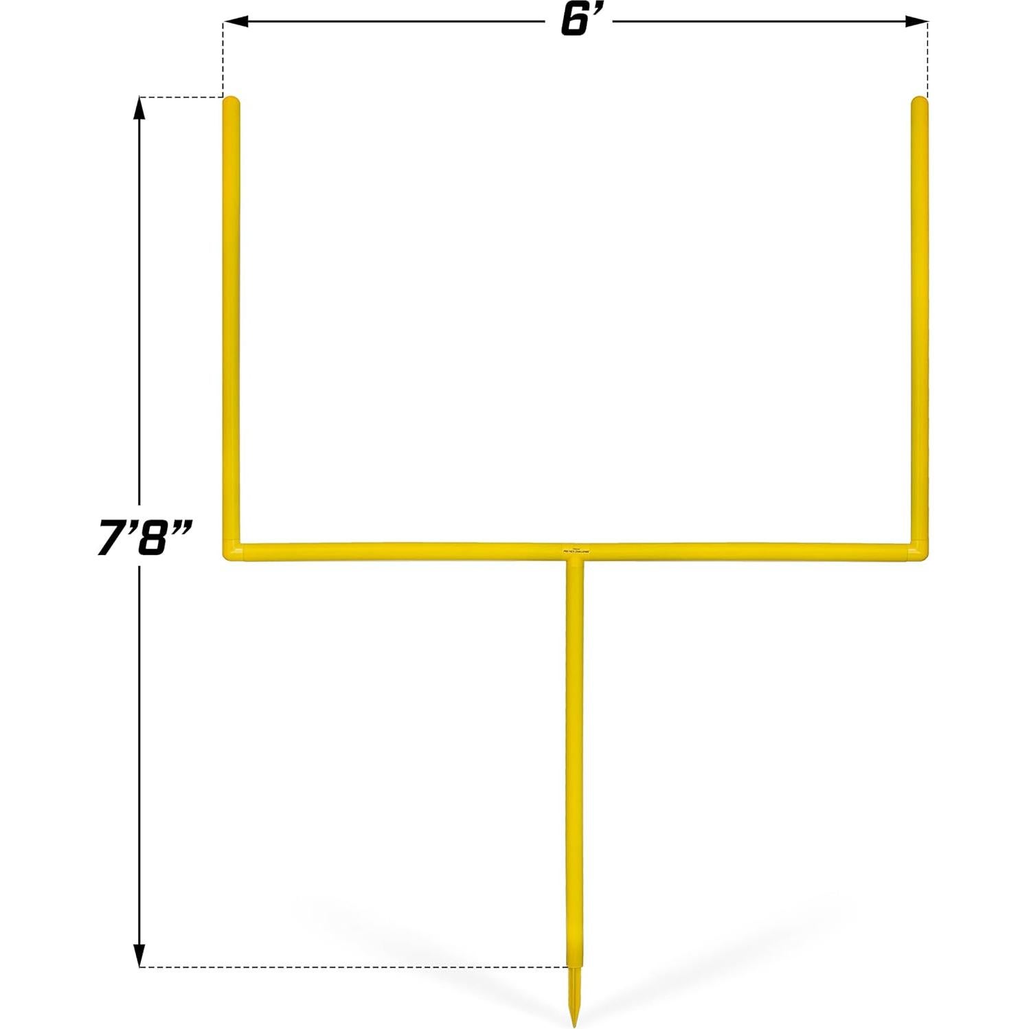 Poste de Gol de Fútbol GoSports 2.29m x 1.83m con Balones