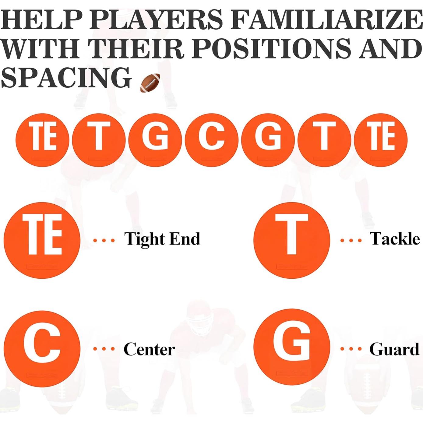 Marcadores de Fútbol Eco Walker para Entrenamiento Táctico 15cm