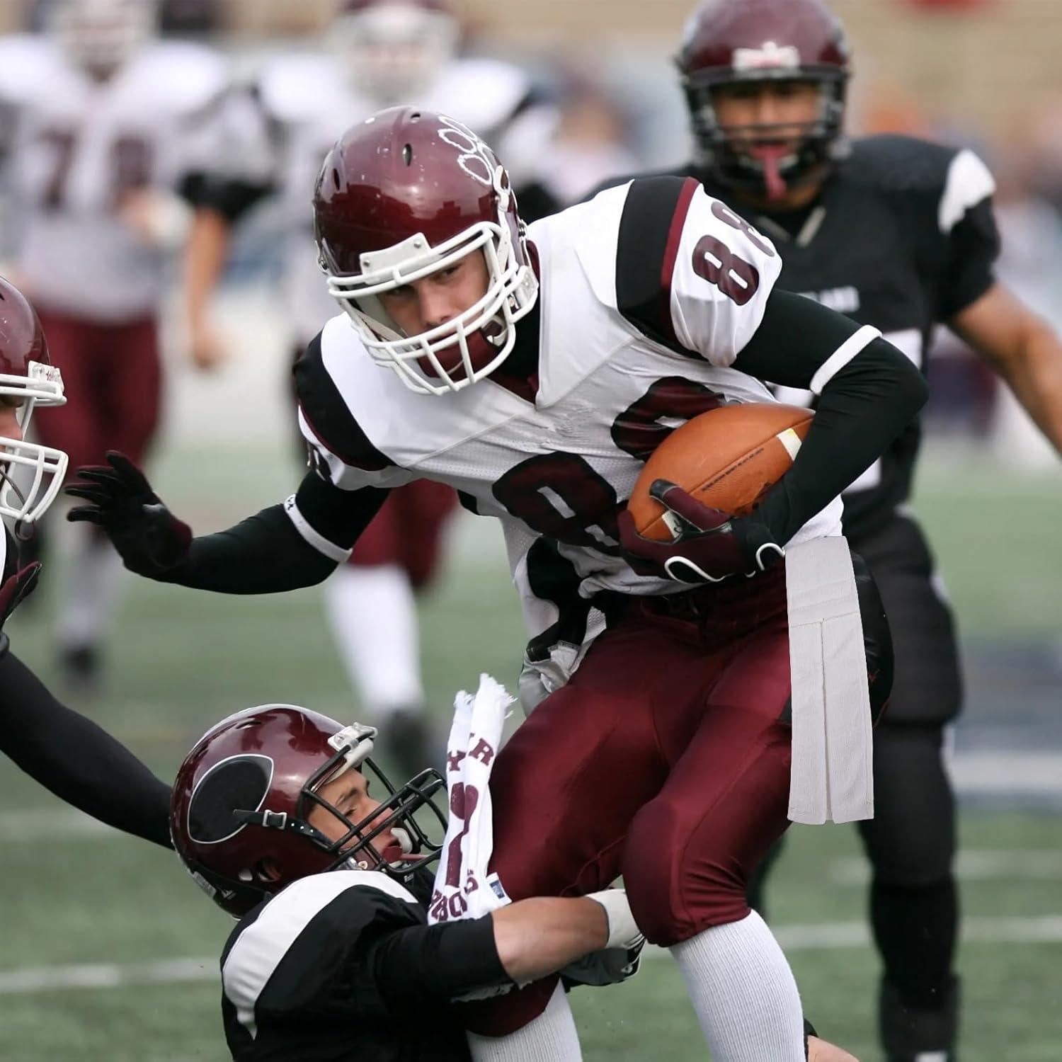 Toalla de Fútbol Qchengsan Blanca de Algodón 45x10.5 cm