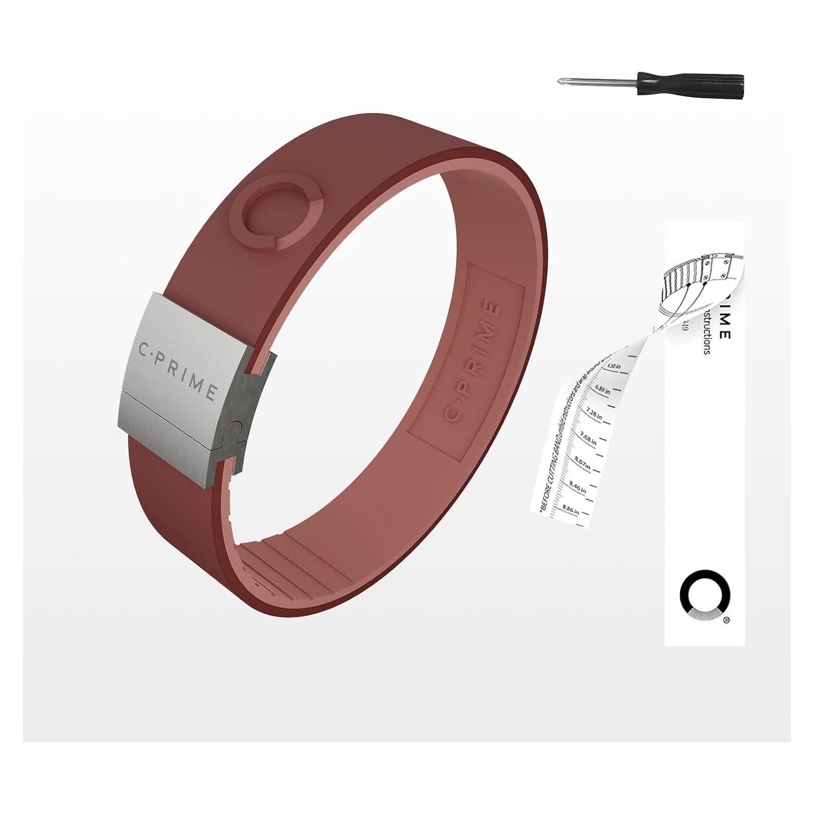 Pulsera de Equilibrio Deportiva cPRIME NEO para Mujeres - Vino Tinto