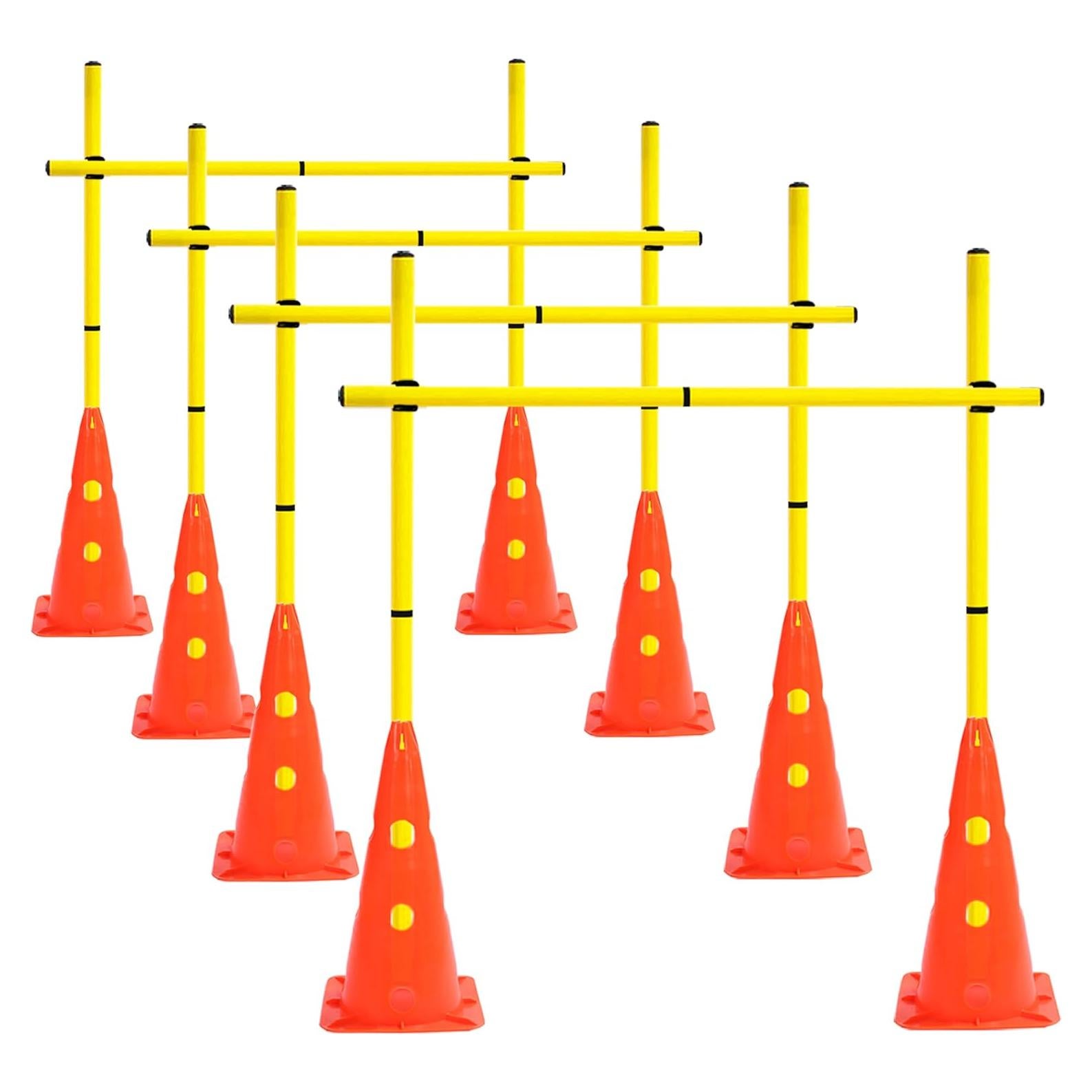 Conjunto de Conos y Barreras de Agilidad ASENVER XLZZTZ
