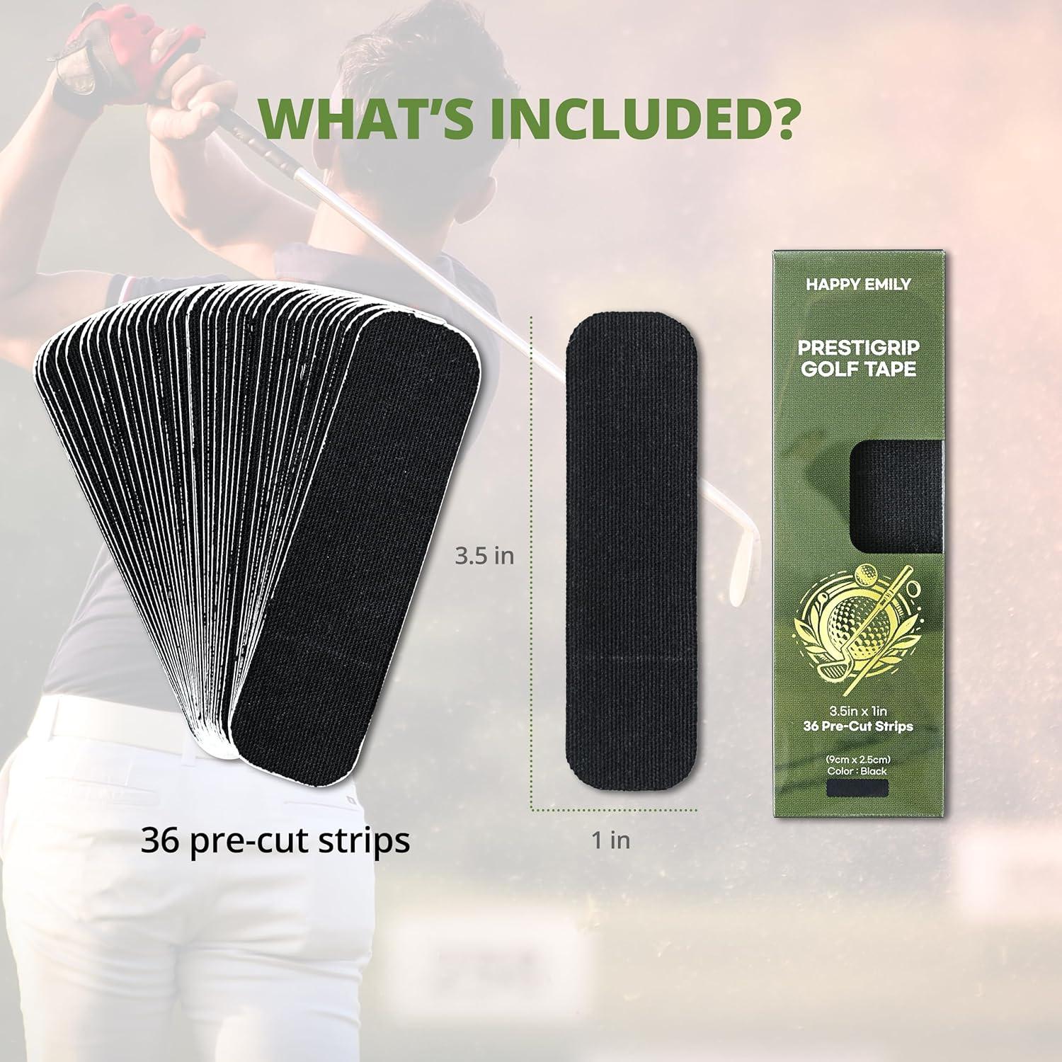 Cinta para Dedos de Golf HAPPY EMILY - 36 Tiras Impermeables