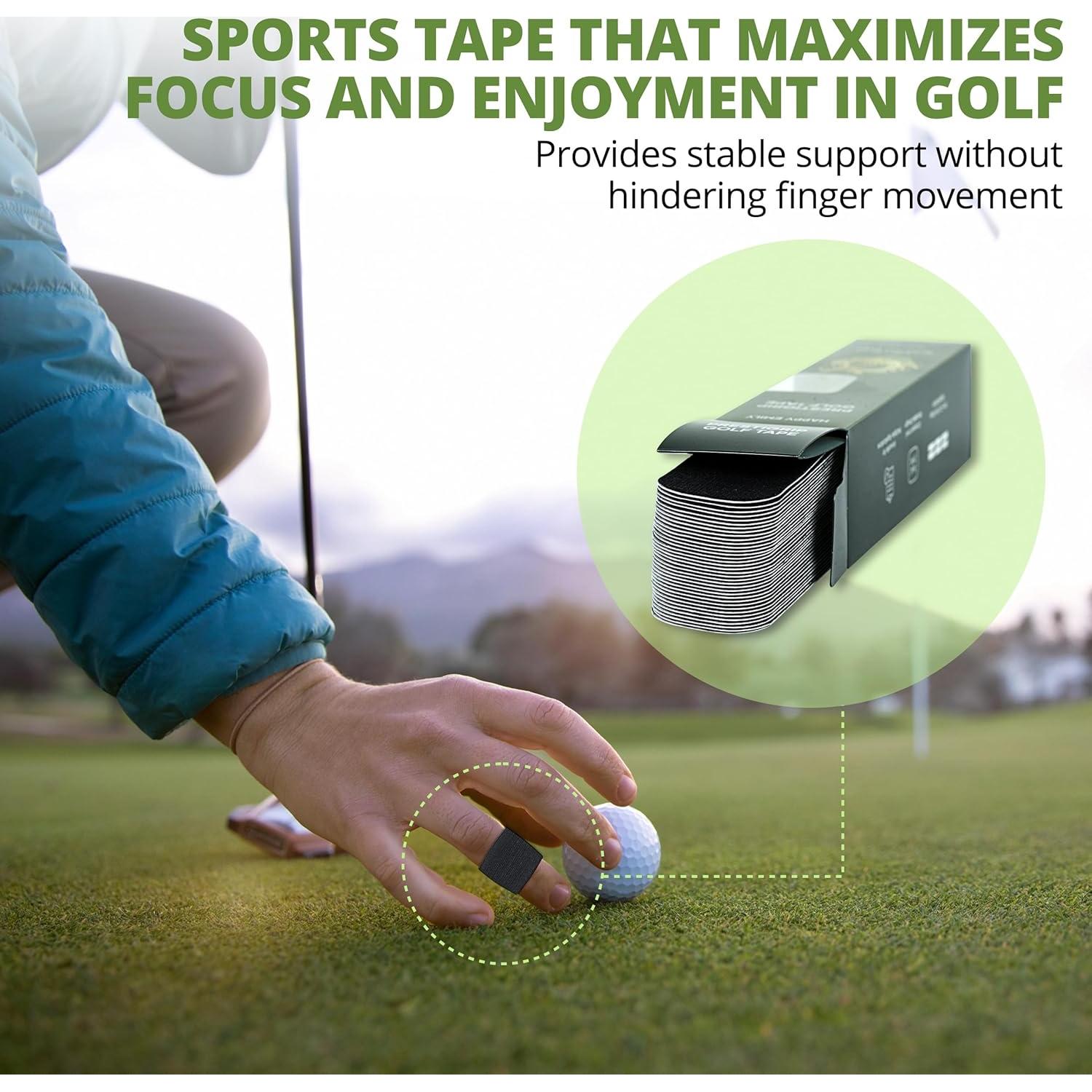 Cinta para Dedos de Golf HAPPY EMILY - 36 Tiras Impermeables