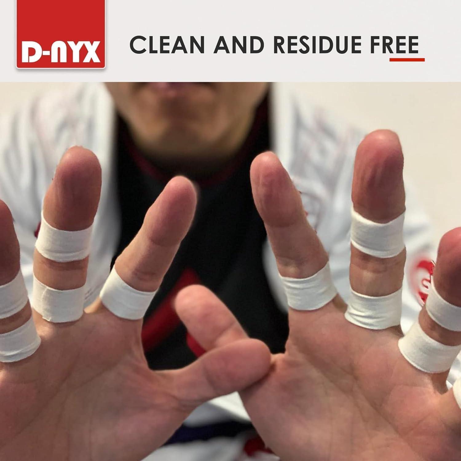 Cinta deportiva para dedos D-NYX 0.76 cm blanca - Protección BJJ