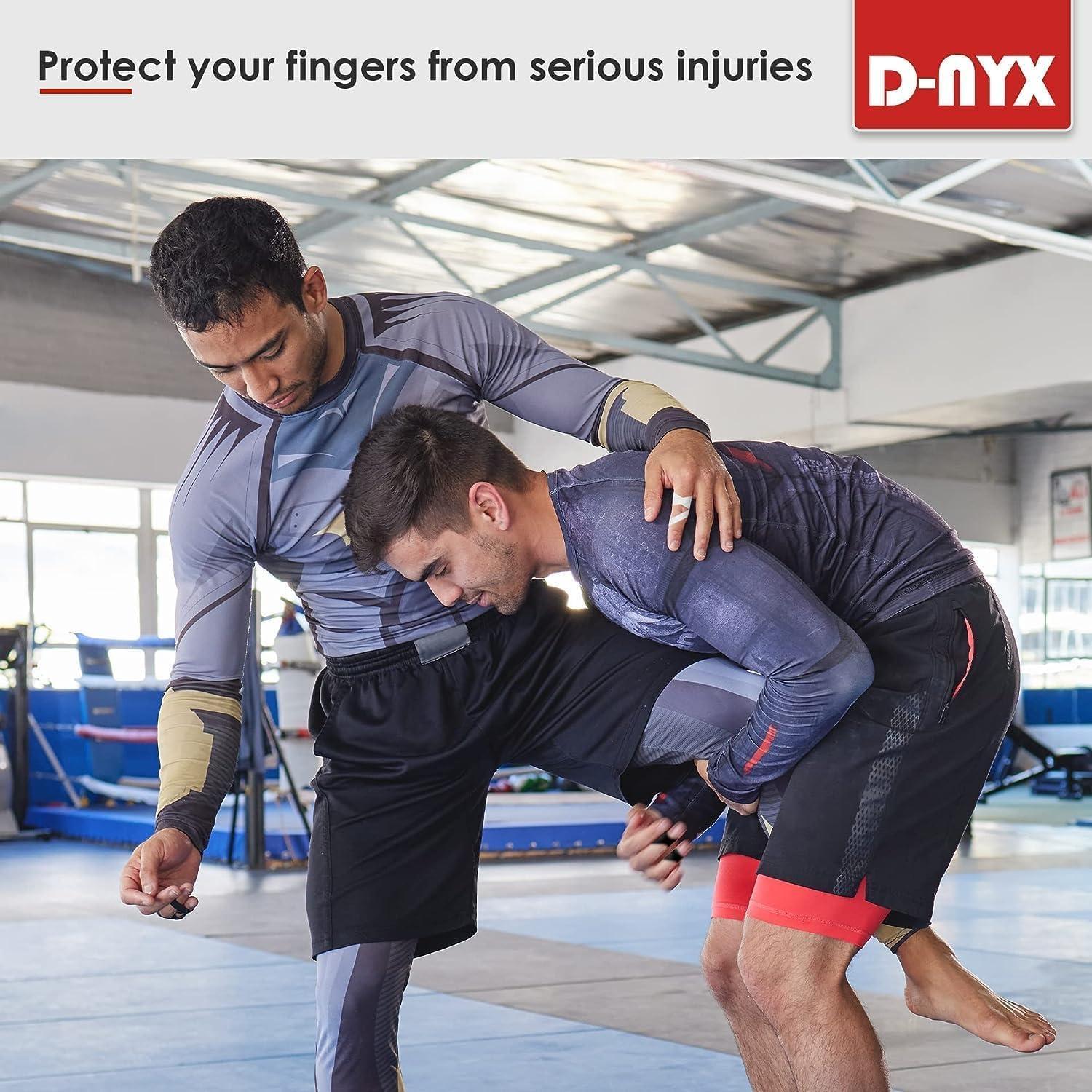 Cinta deportiva para dedos D-NYX 0.76 cm blanca - Protección BJJ
