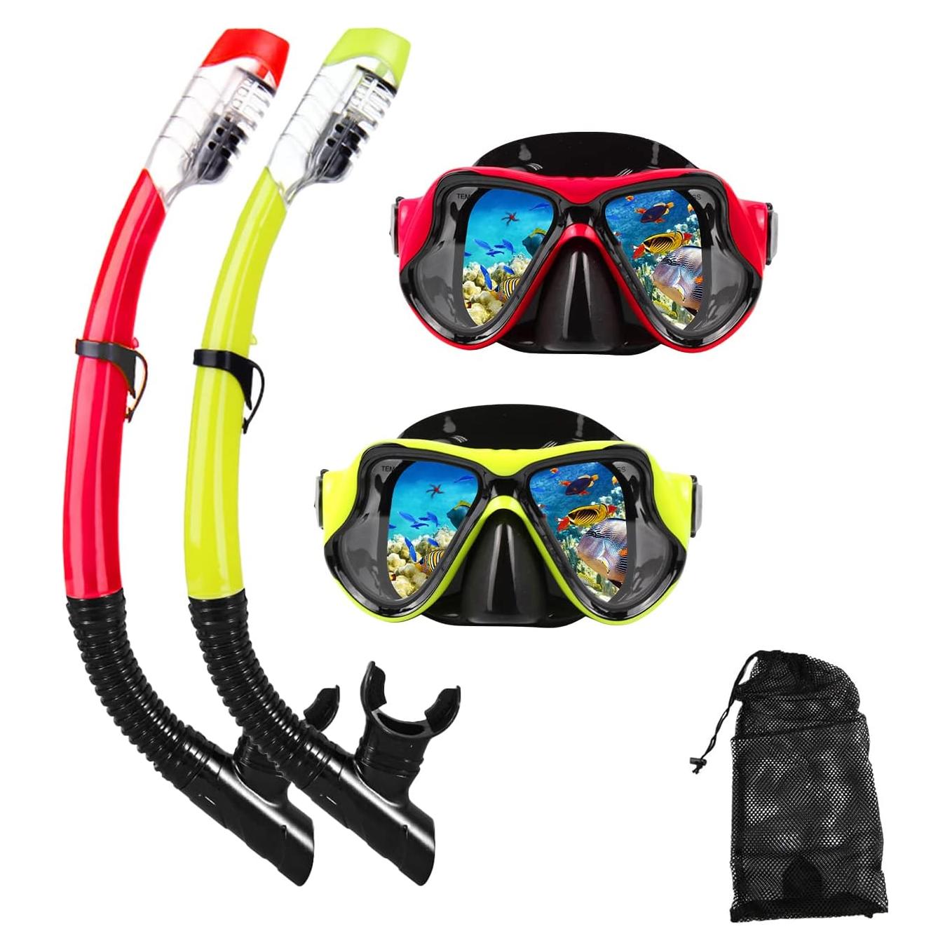 Equipo de Snorkel DIPUKI 6915 Máscara y Tubo Seco