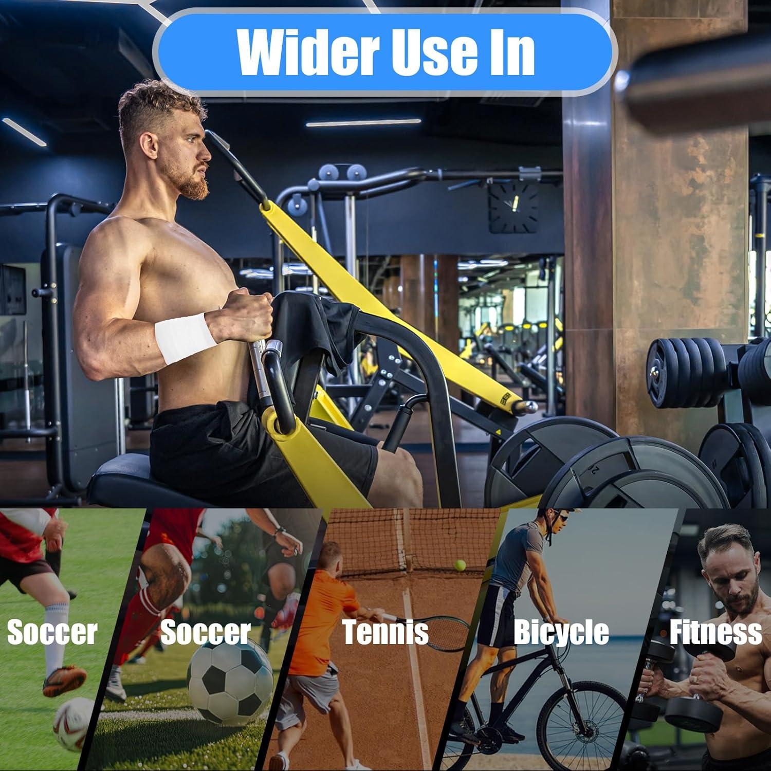 Cinta Atlética para Dedos YBEATY 4 Pcs Blanca 1000x1.5cm