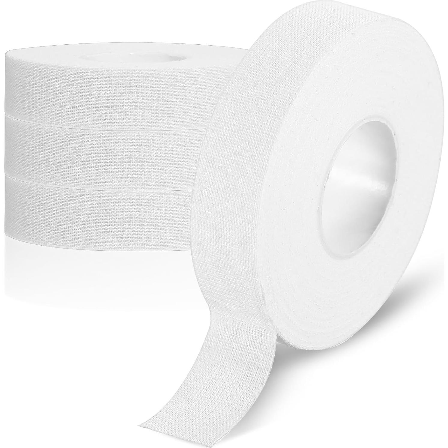 Cinta Atlética para Dedos YBEATY 4 Pcs Blanca 1000x1.5cm