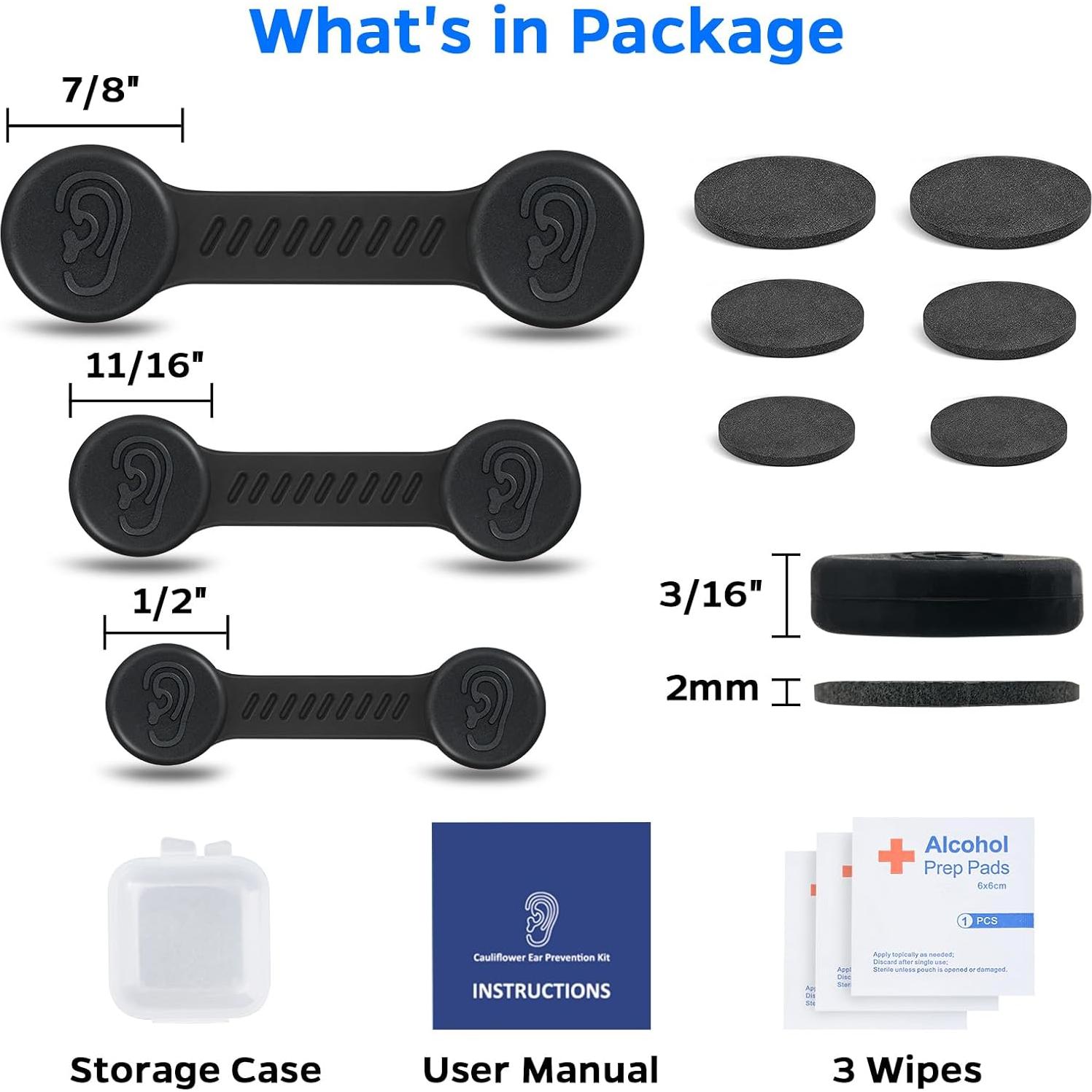 Kit de Imán para Oído de Coliflor HAMSENBO - 3 Tamaños