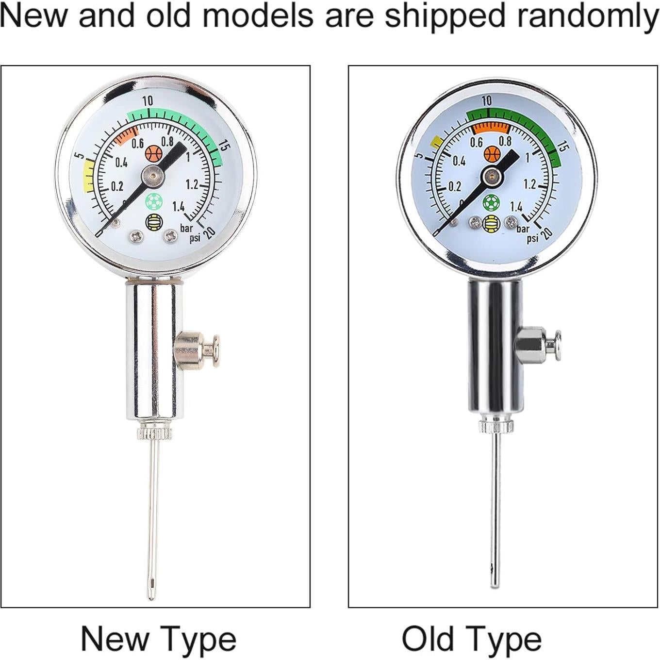 Bomba de Presión para Pelotas Vbestlife - Escala Dual PSI y Bar