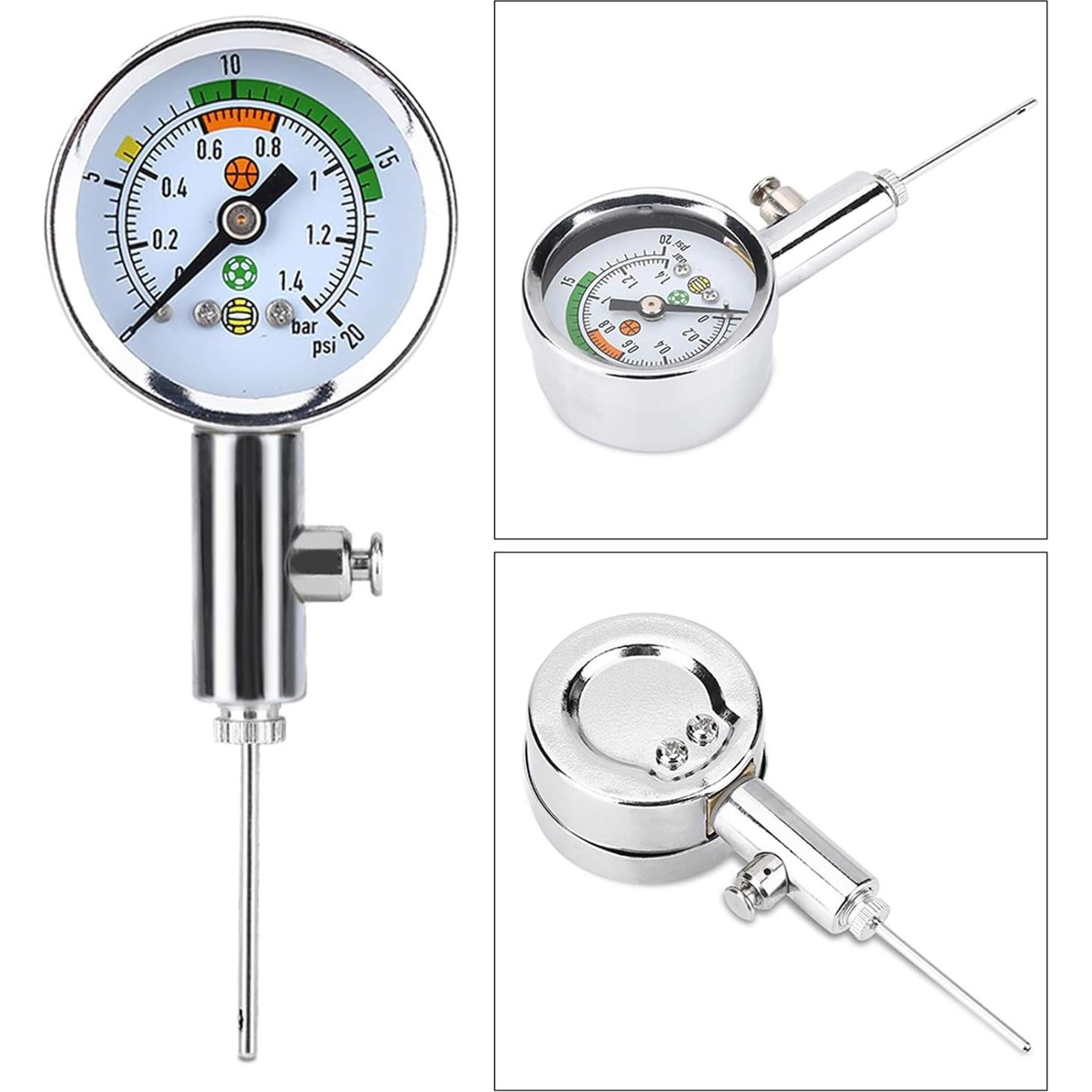 Bomba de Presión para Pelotas Vbestlife - Escala Dual PSI y Bar