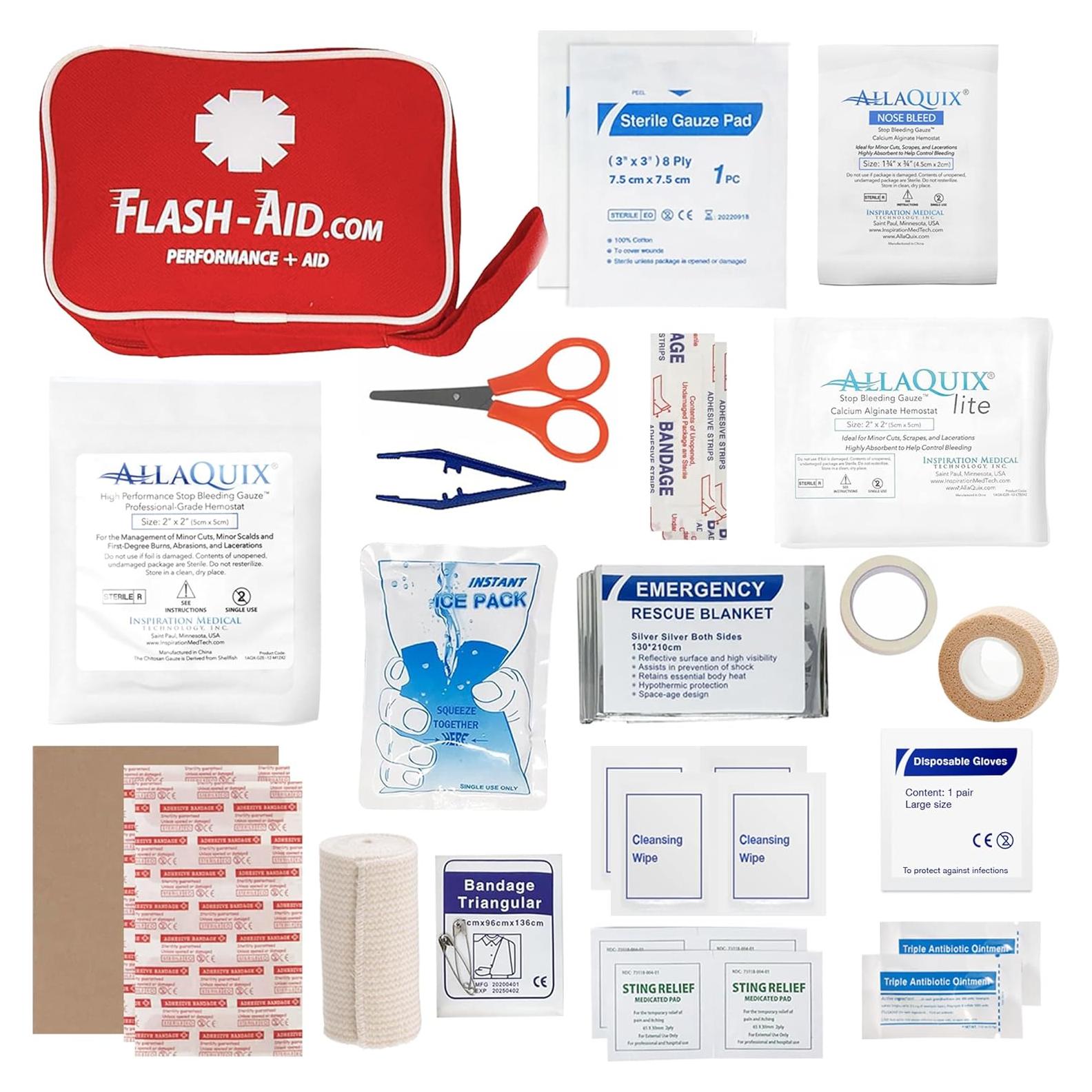 Kit de Primeros Auxilios Deportivo AllaQuix Deluxe - Compacto y Completo