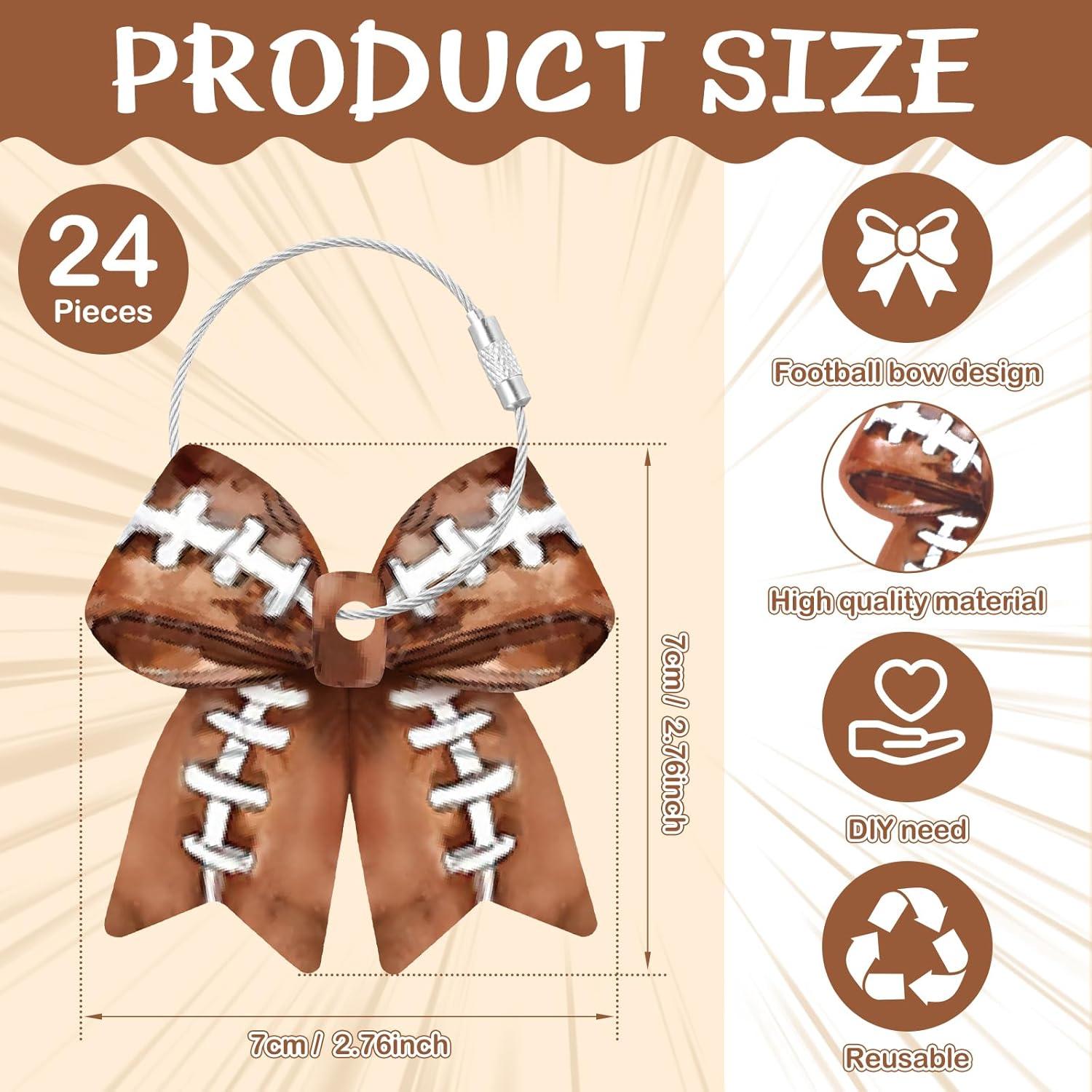 24 Etiquetas de Equipaje de Fútbol Windkream con Lazo PVC