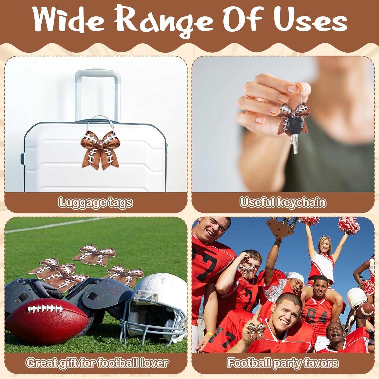 24 Etiquetas de Equipaje de Fútbol Windkream con Lazo PVC