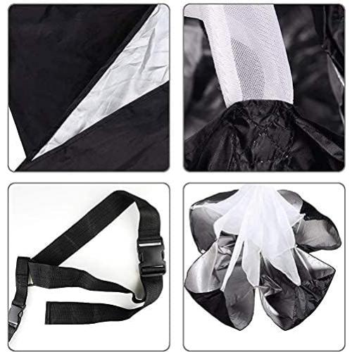 Paracaídas de Entrenamiento KEYPOWER 142 cm Resistencia Correr