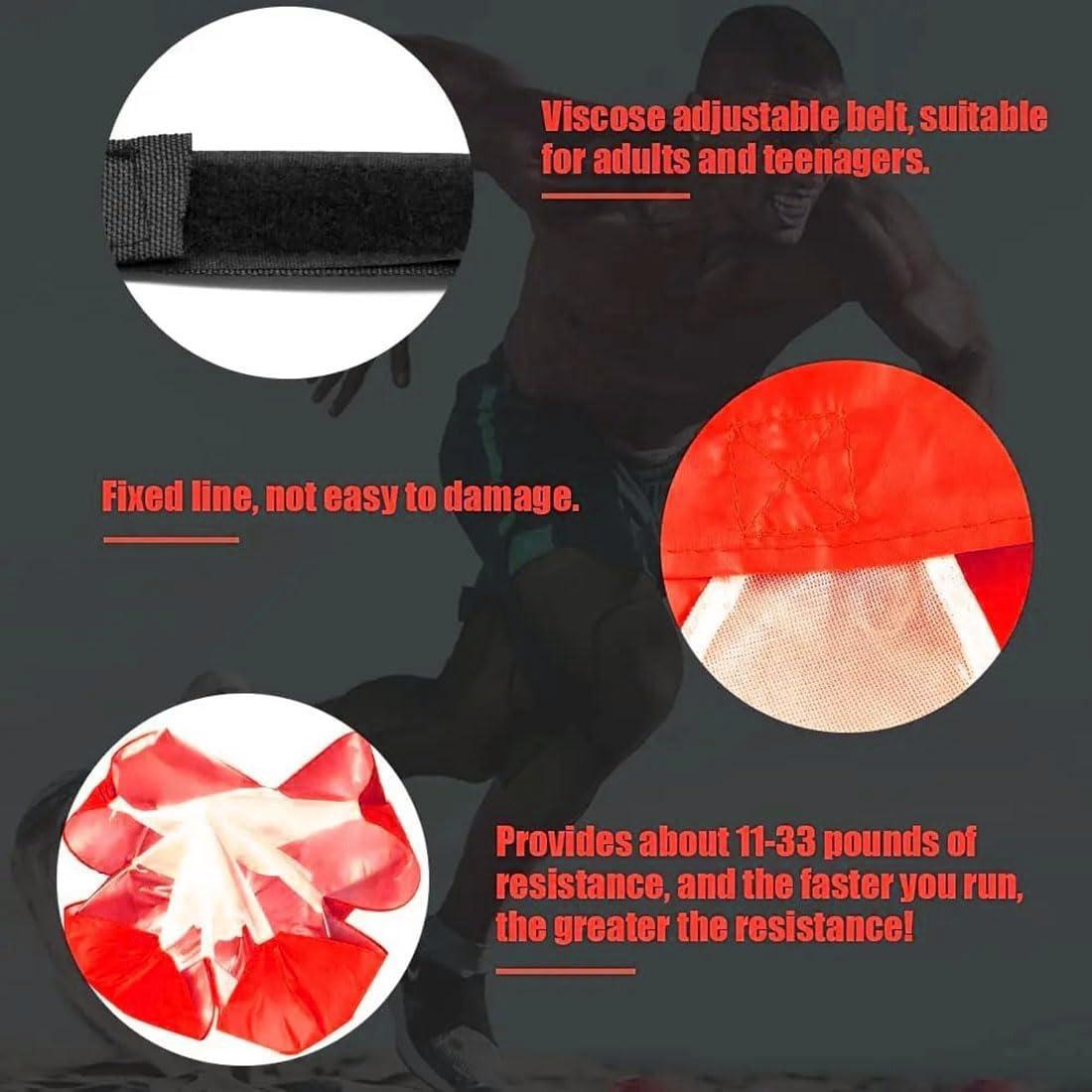 Paracaídas de Resistencia EastyGold 145 cm para Entrenamiento de Velocidad