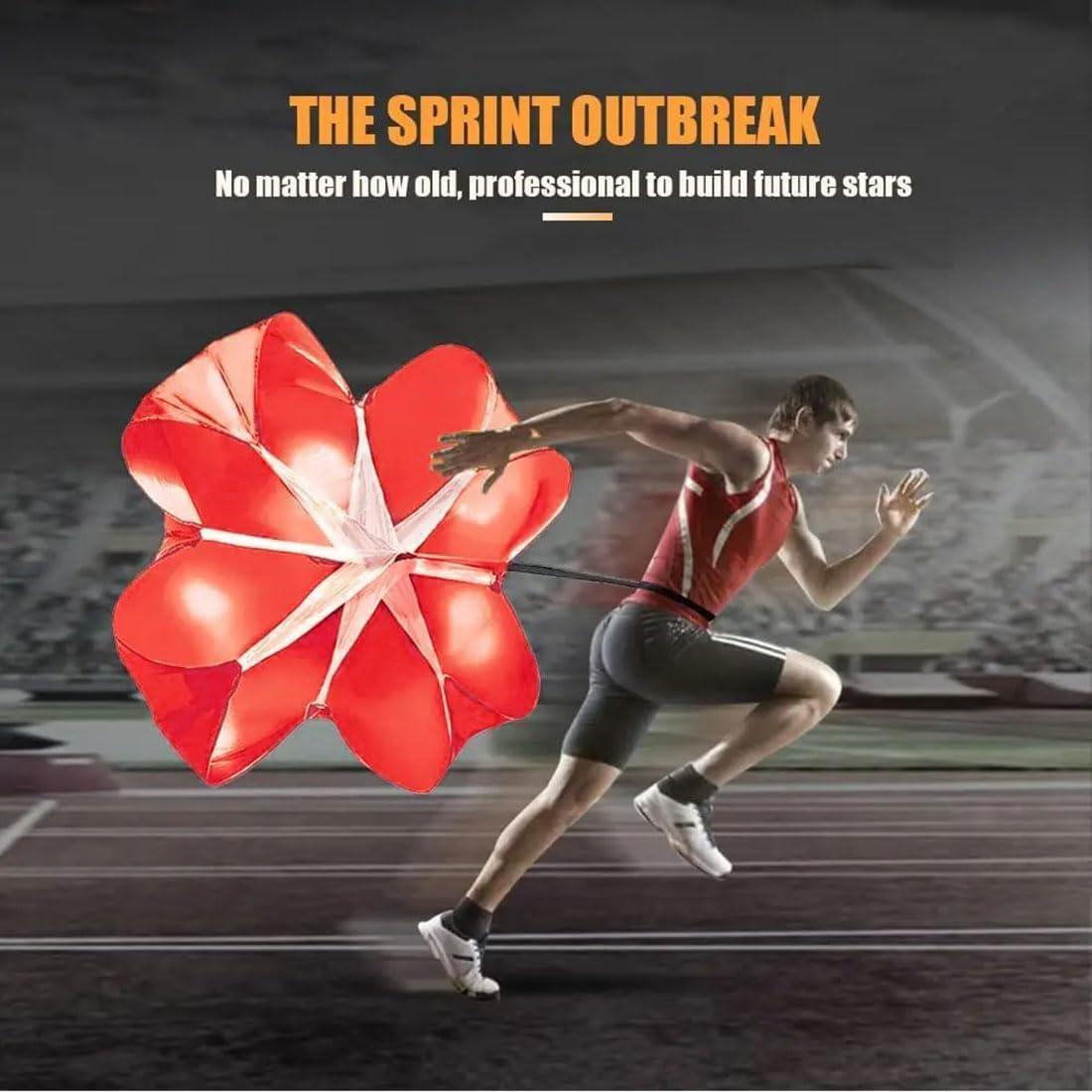 Paracaídas de Resistencia EastyGold 145 cm para Entrenamiento de Velocidad