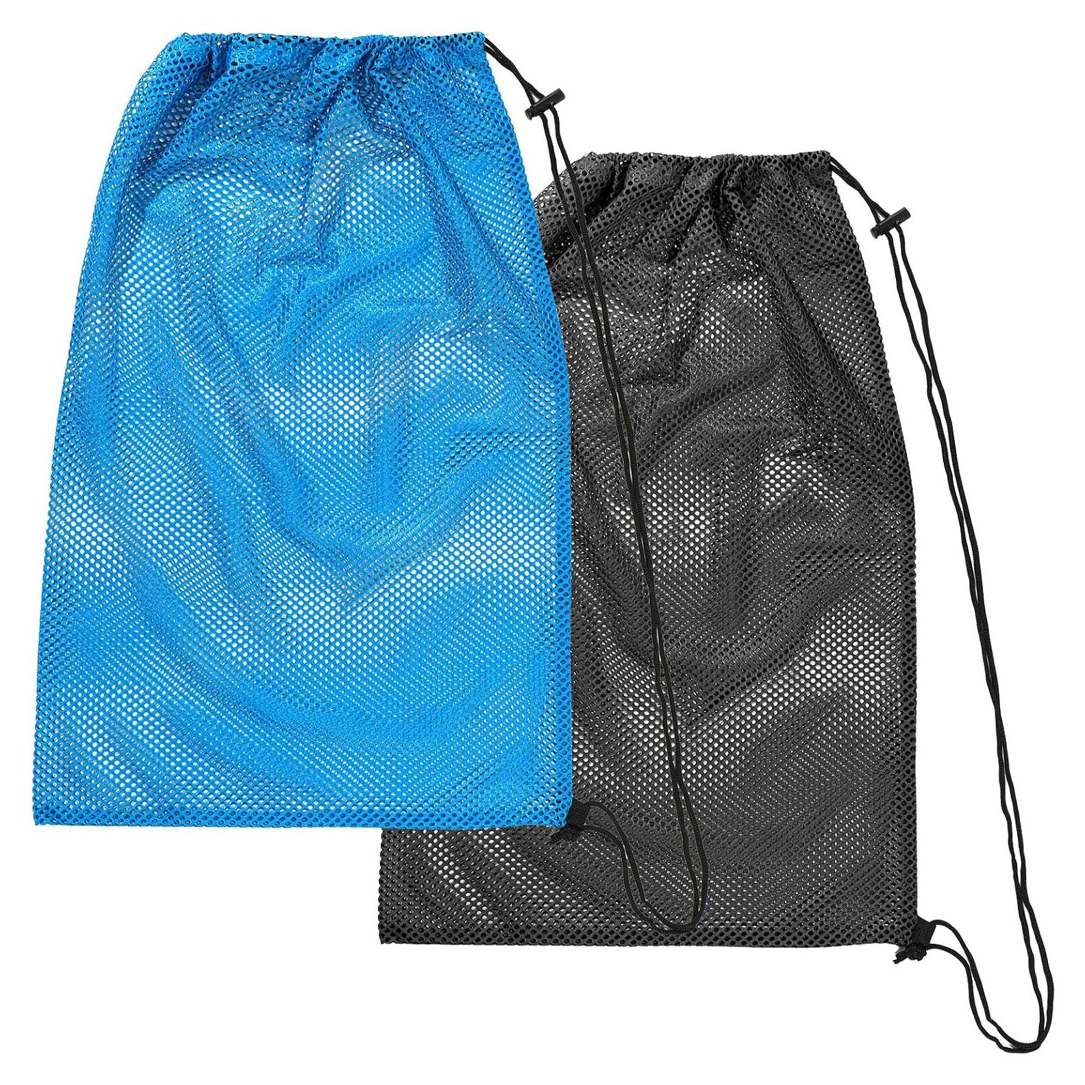 2 Bolsas de Malla KFHENSOMR 48x68 cm para Buceo y Natación