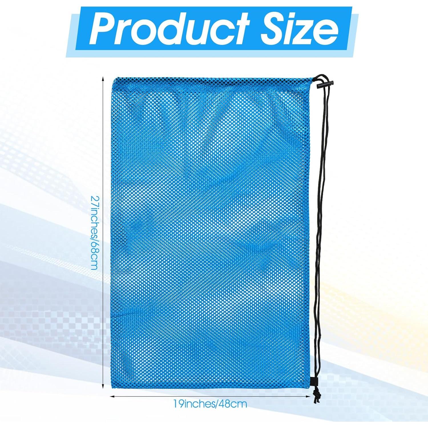 2 Bolsas de Malla KFHENSOMR 48x68 cm para Buceo y Natación