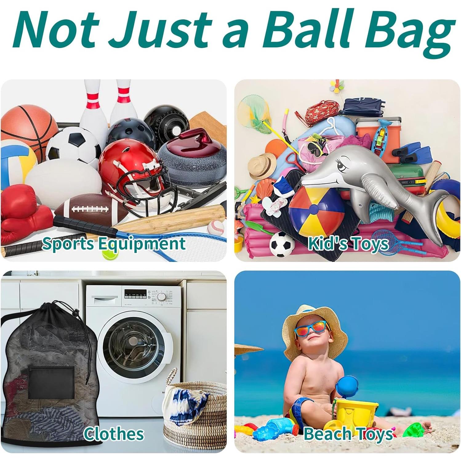 Bolsa de Malla para Balones Hoiny Extra Grande 101.6x76.2cm