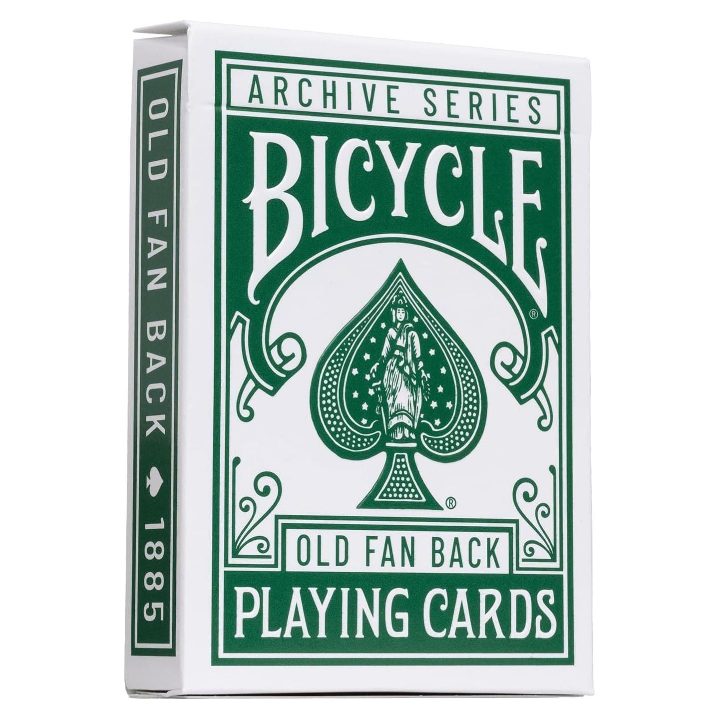 Baraja de Jugar Bicycle Old Fan Back 1885 Tamaño Póker