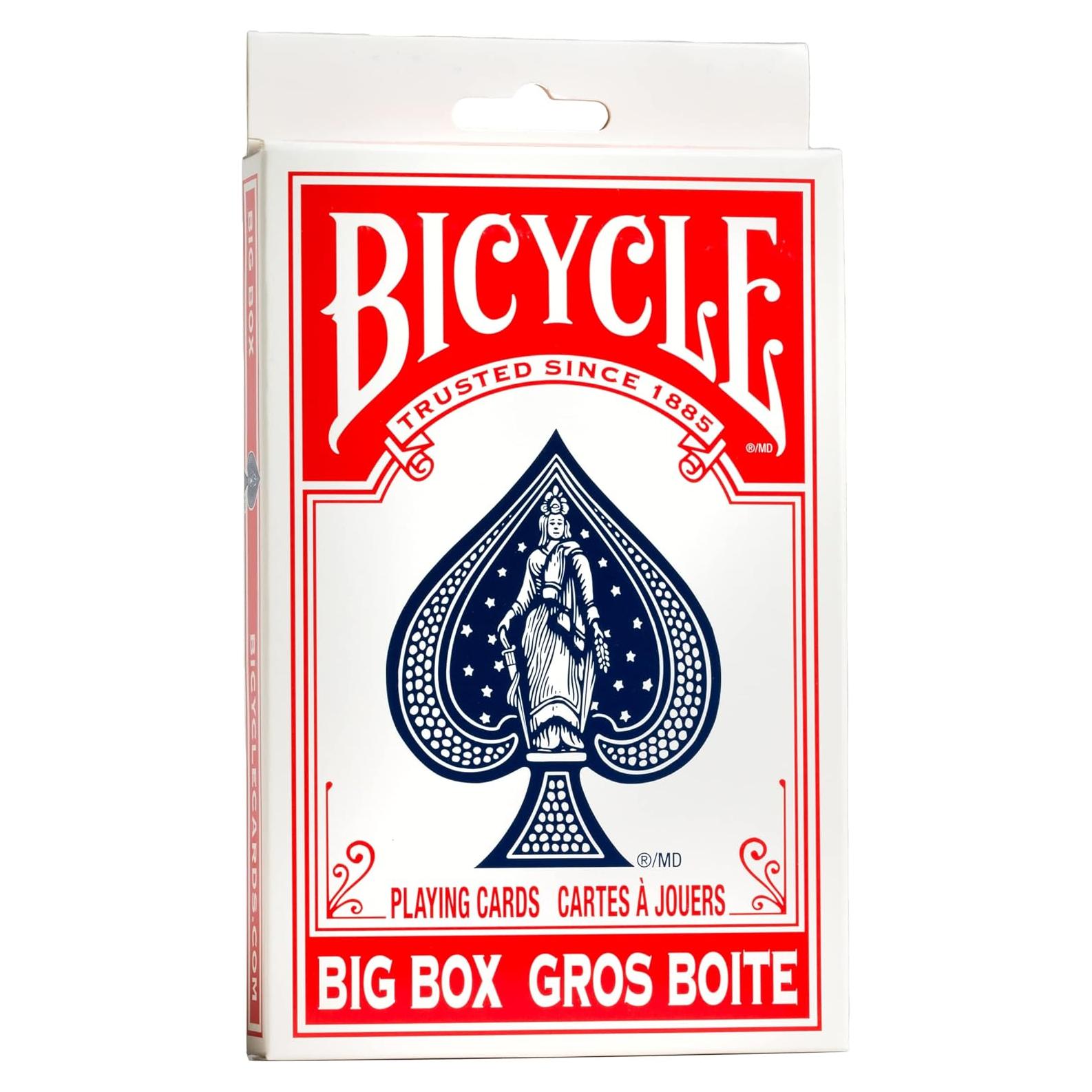 Caja Grande de Cartas de Juego Bicicleta - Rojo