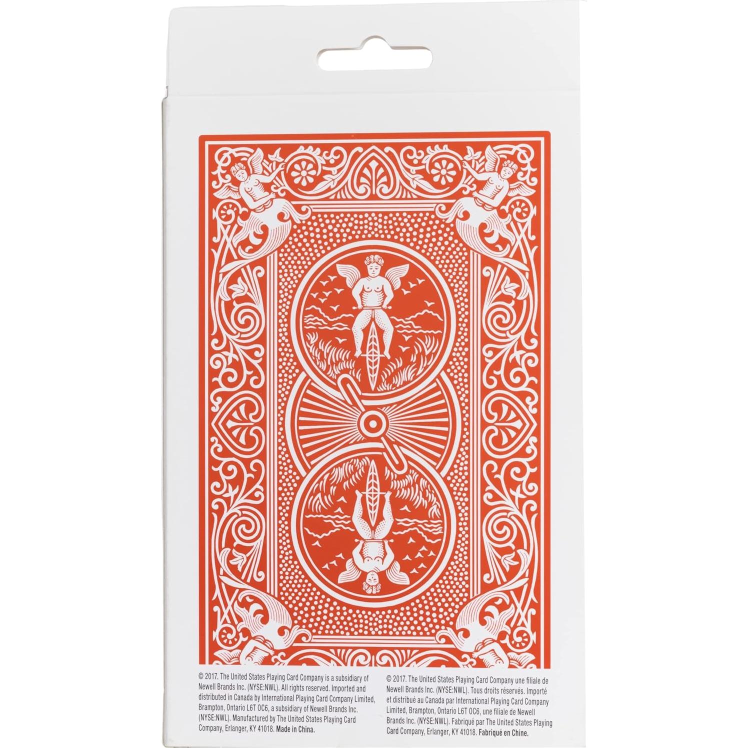 Caja Grande de Cartas de Juego Bicicleta - Rojo