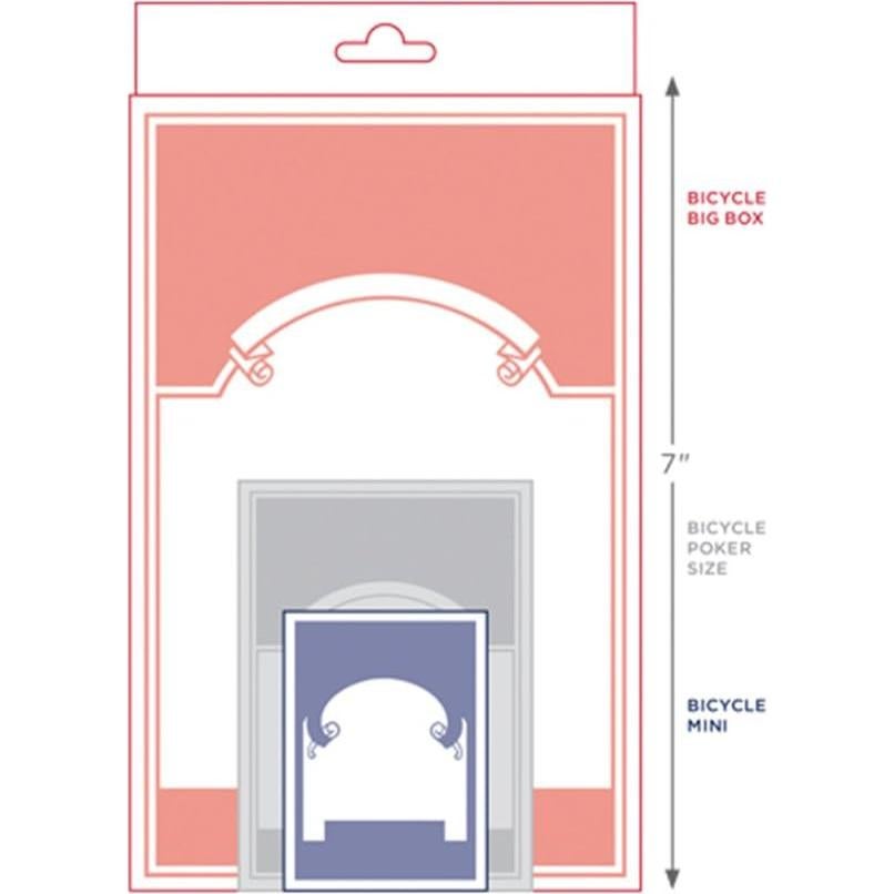 Caja Grande de Cartas de Juego Bicicleta - Rojo