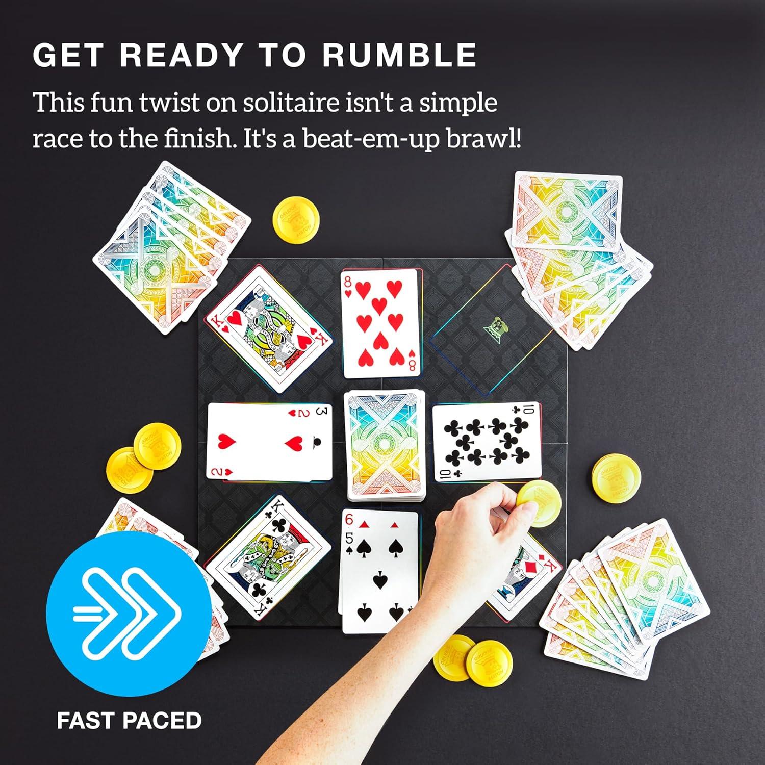 Juego de Cartas Nertz Royal Rumble Brybelly - Hasta 8 Jugadores