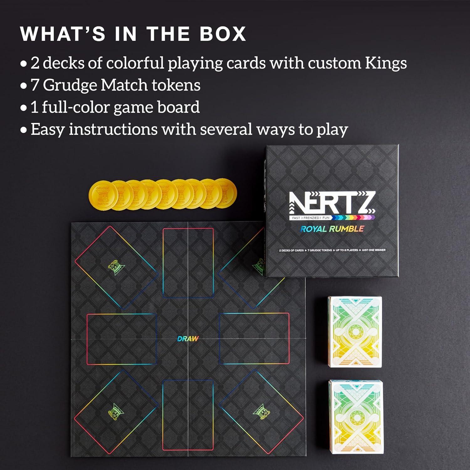 Juego de Cartas Nertz Royal Rumble Brybelly - Hasta 8 Jugadores