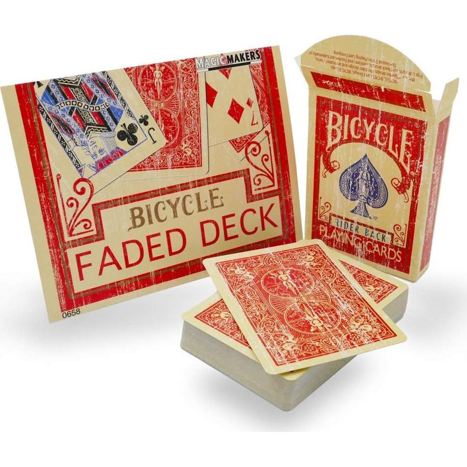 Mazo de Cartas Faded Rider Rojo - Edición Limitada Magic Makers