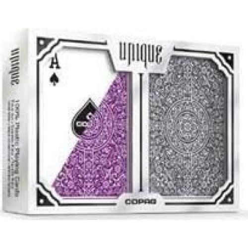 Cartas de Juego Copag Unique Luxury Negro/Púrpura - 2 Juegos