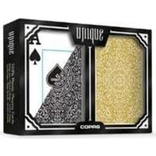 Juego de Barajas Copag Unique Luxury Negro/Oro Jumbo
