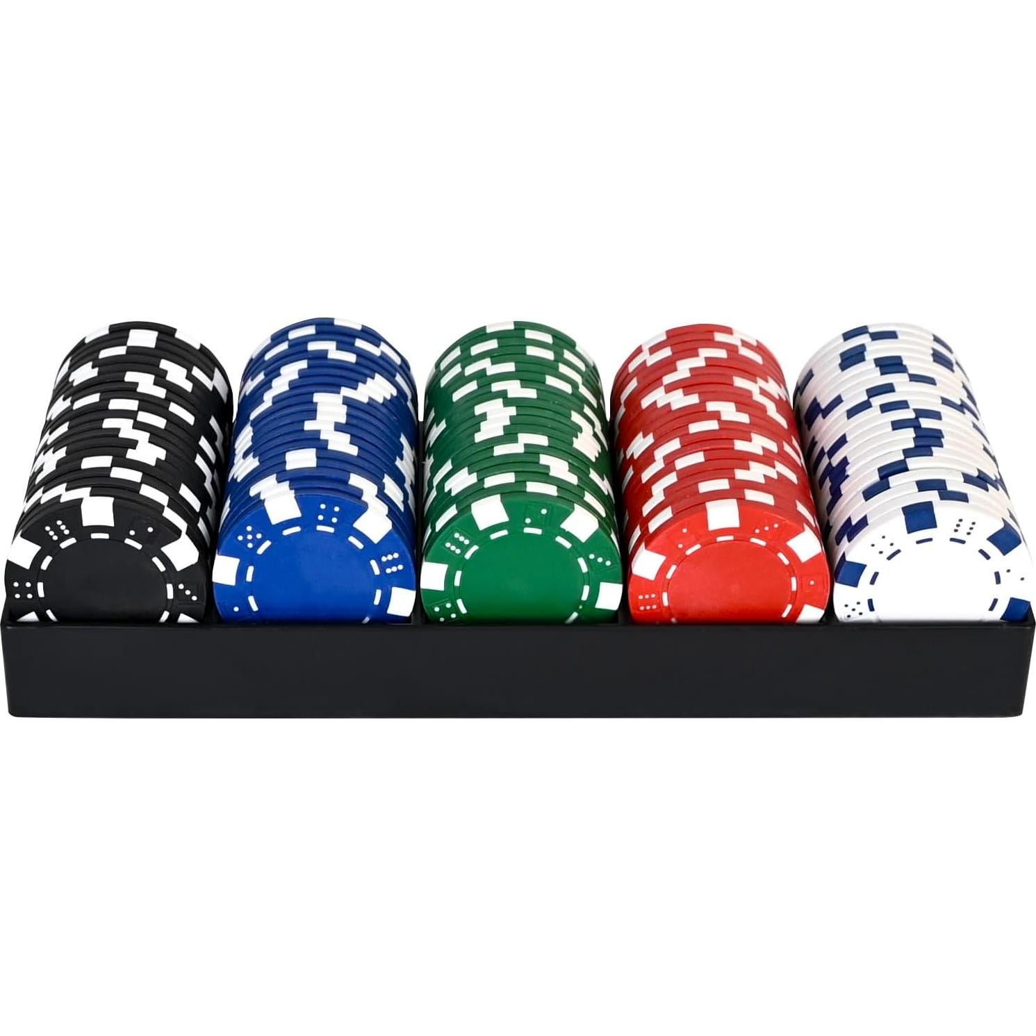 Conjunto de Fichas de Póker 100 Piezas Sunny Days Entertainment