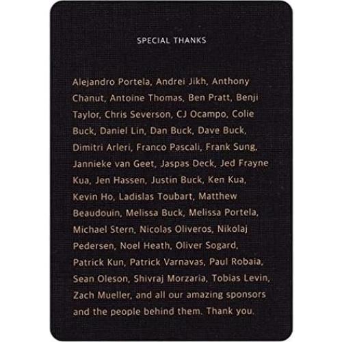 Barajas de Juego Cardistry-Con 2018 Edición Limitada con Clip