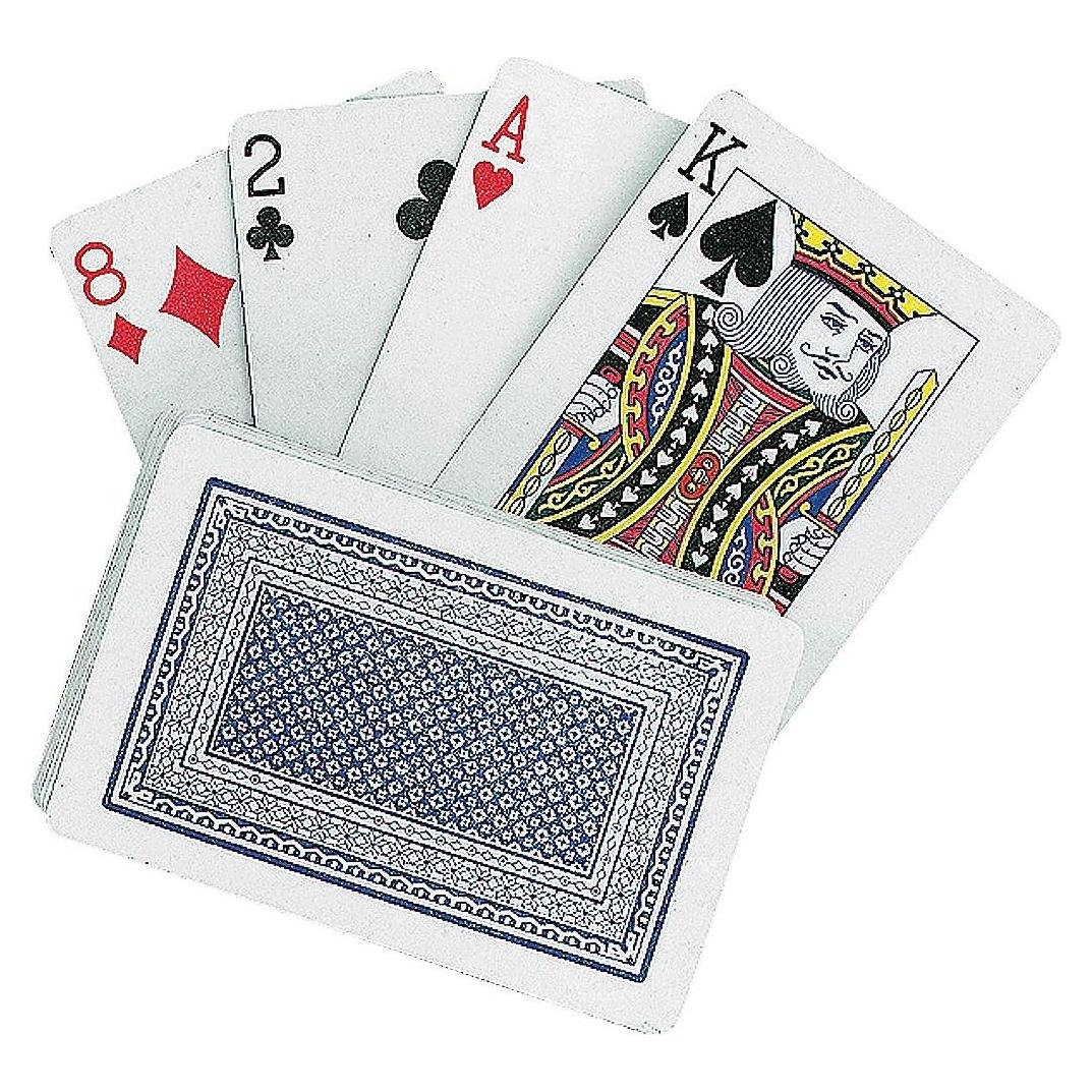 Baraja de Cartas Gigantes Fun Express 13.97 x 8.89 cm