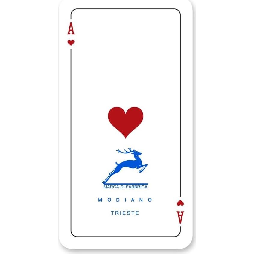 Naipes Modiano Lombarde Azul 150 Aniversario - Cartas Numeradas