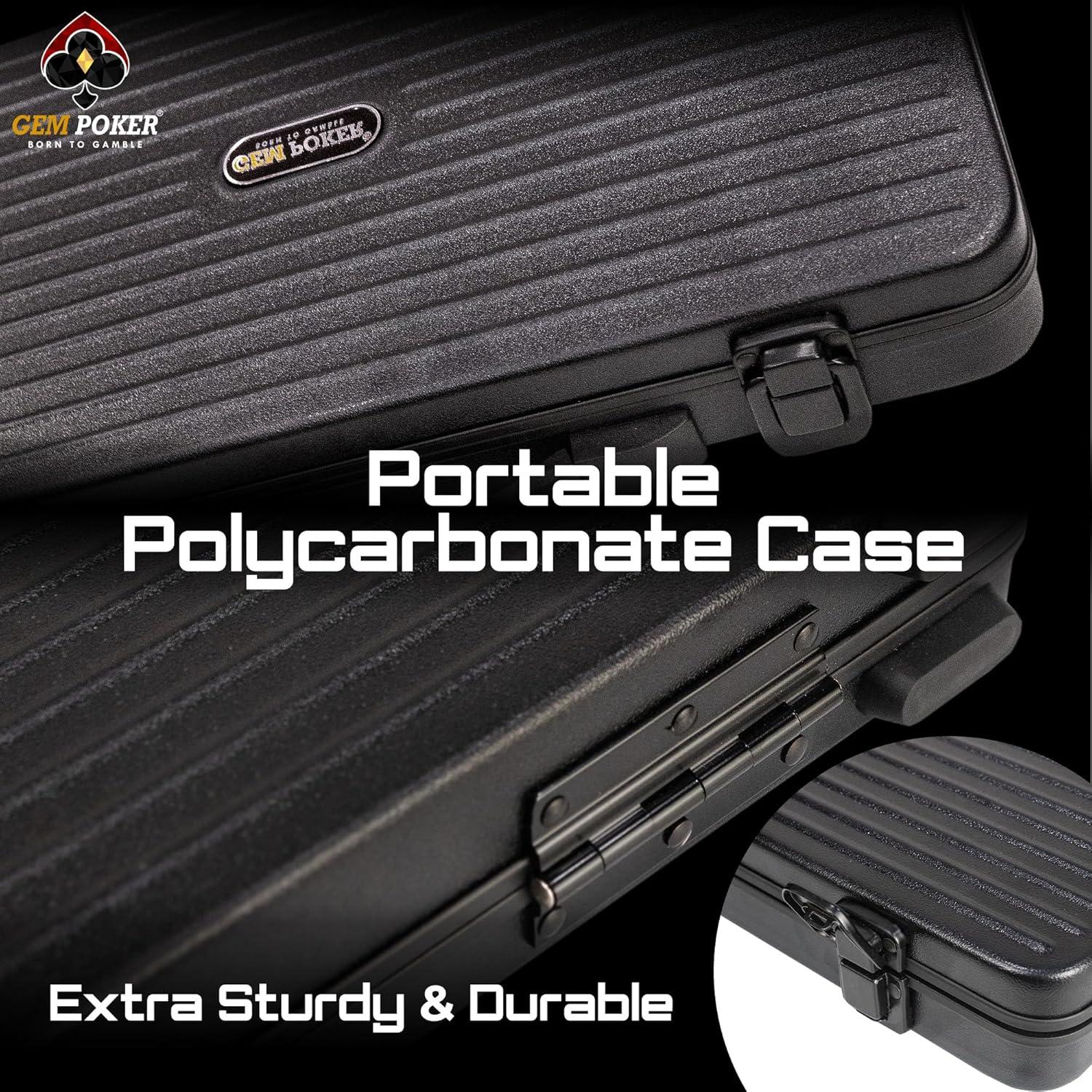 Set de Póker Luna 500 Fichas 14g con Estuche Premium