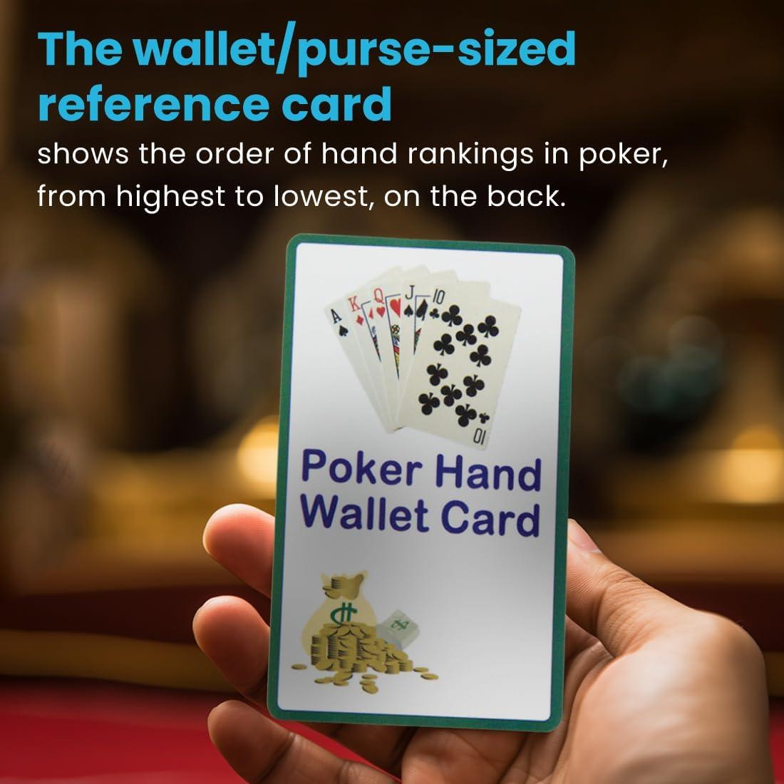Tarjeta de Referencia de Póker Secure ID - Impermeable
