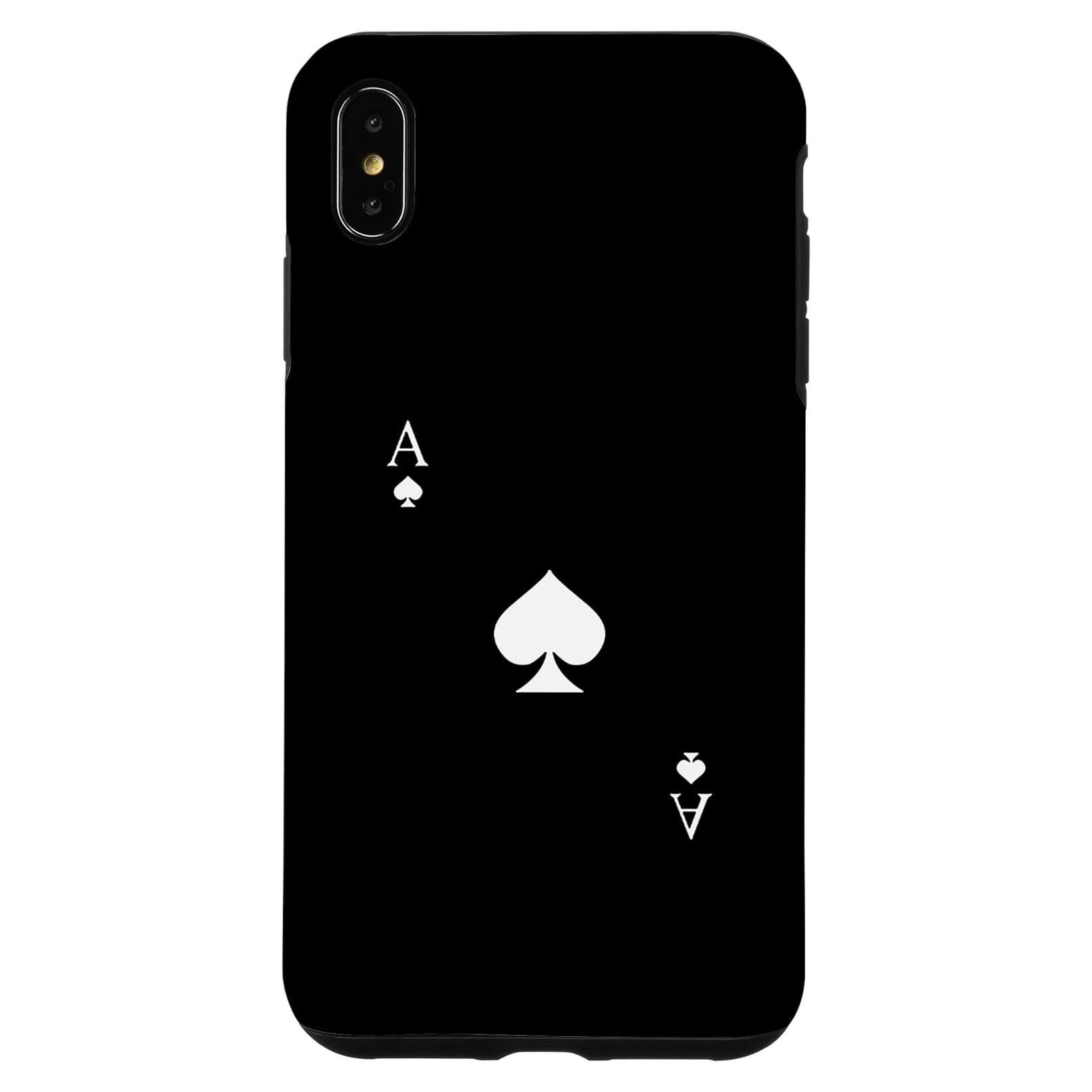 Baraja de Póker As de Espadas + Funda iPhone XS Max