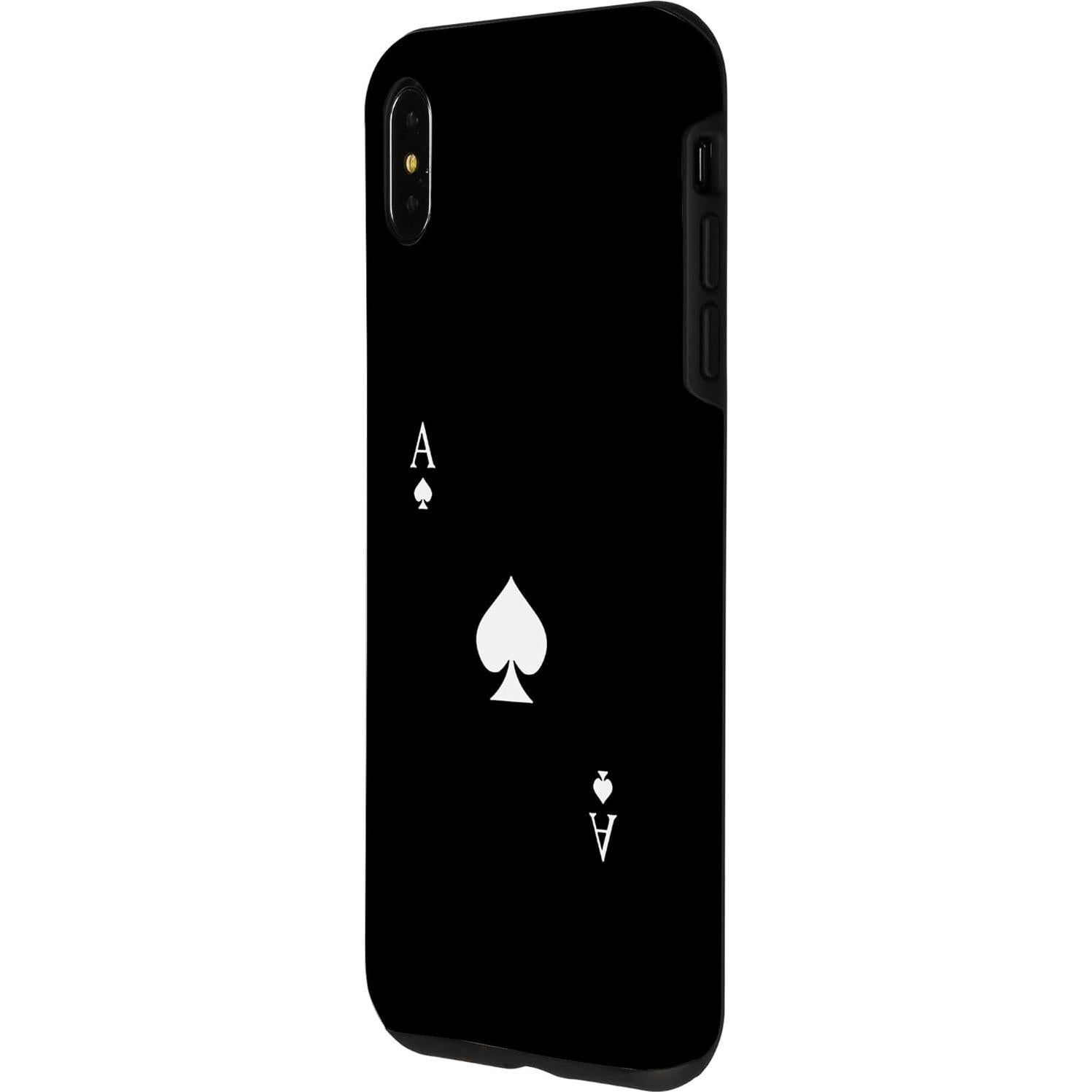 Baraja de Póker As de Espadas + Funda iPhone XS Max