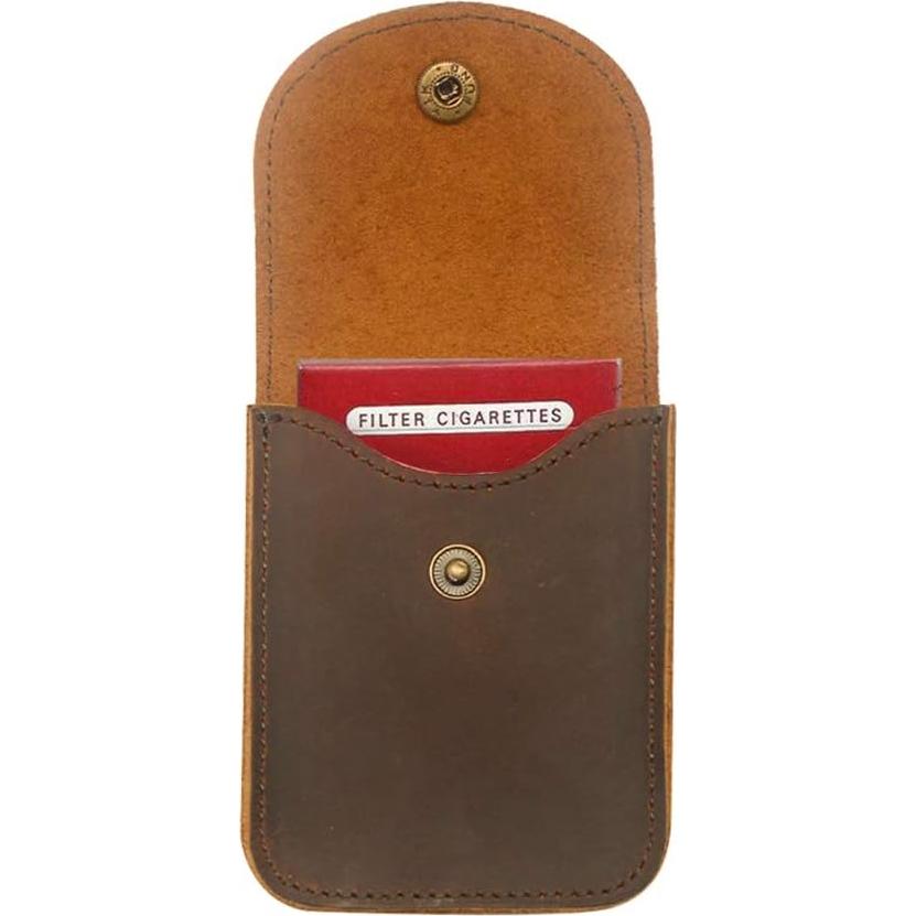 Estuche de Cuero para Cartas Boshiho - Soporte para 1 Baraja