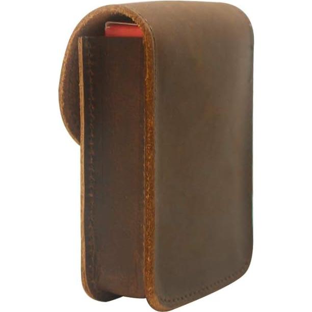 Estuche de Cuero para Cartas Boshiho - Soporte para 1 Baraja